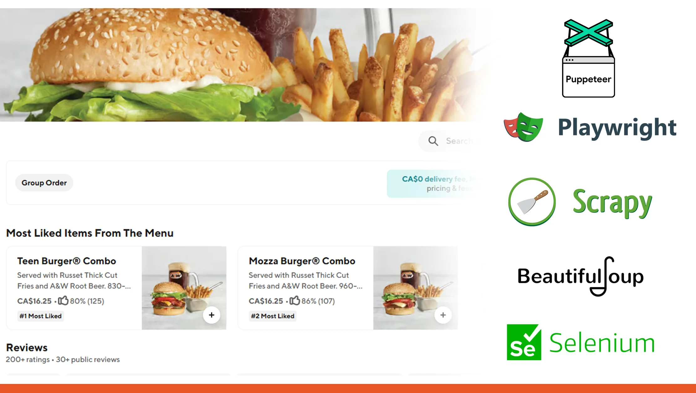Technologies-and-Tools-for-Web-Scraping-DoorDash-Restaurant-List