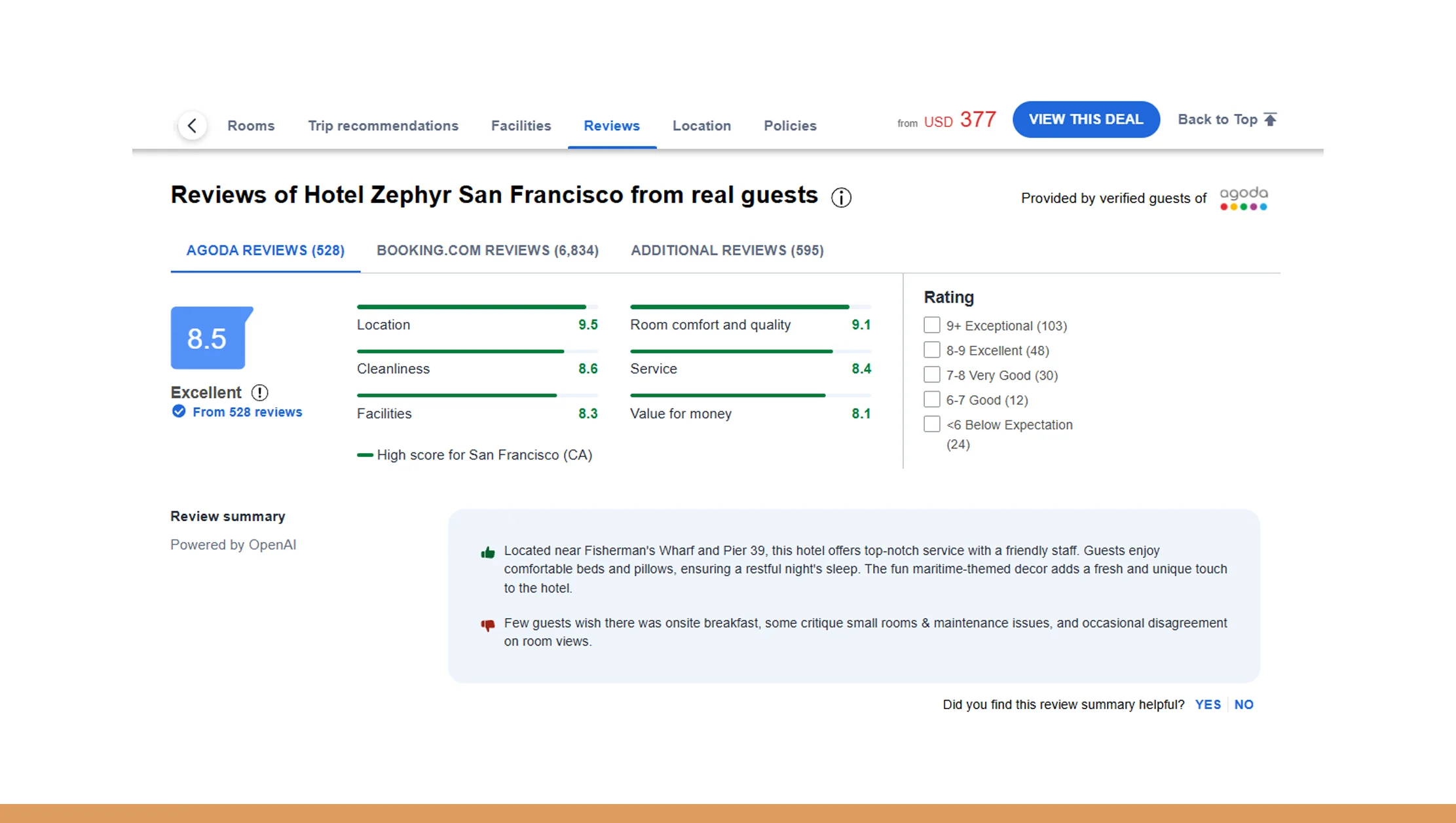 Benchmarking Competitors with Agoda Data