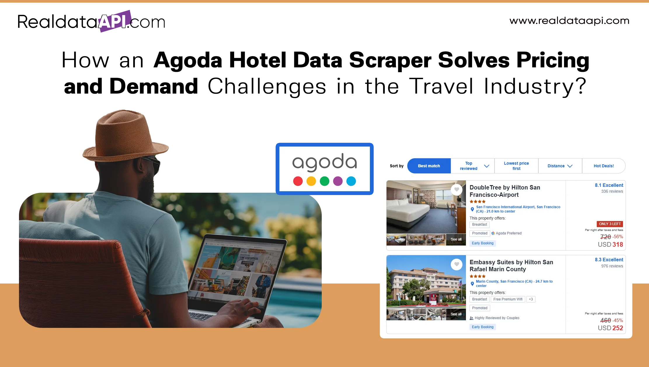 How an Agoda Hotel Data Scraper Solves Pricing and Demand Challenges in the Travel Industry?