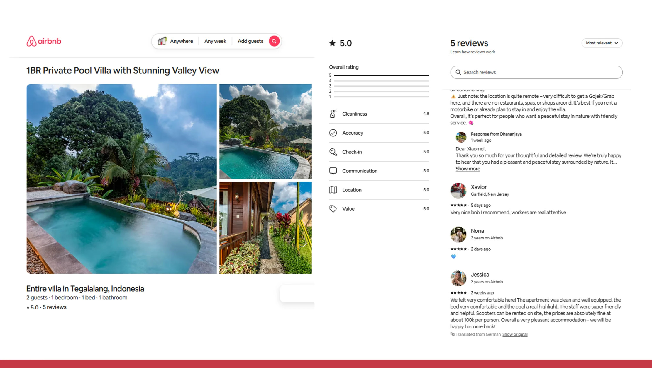 Guest Review Analysis with Airbnb Host Review Scraper