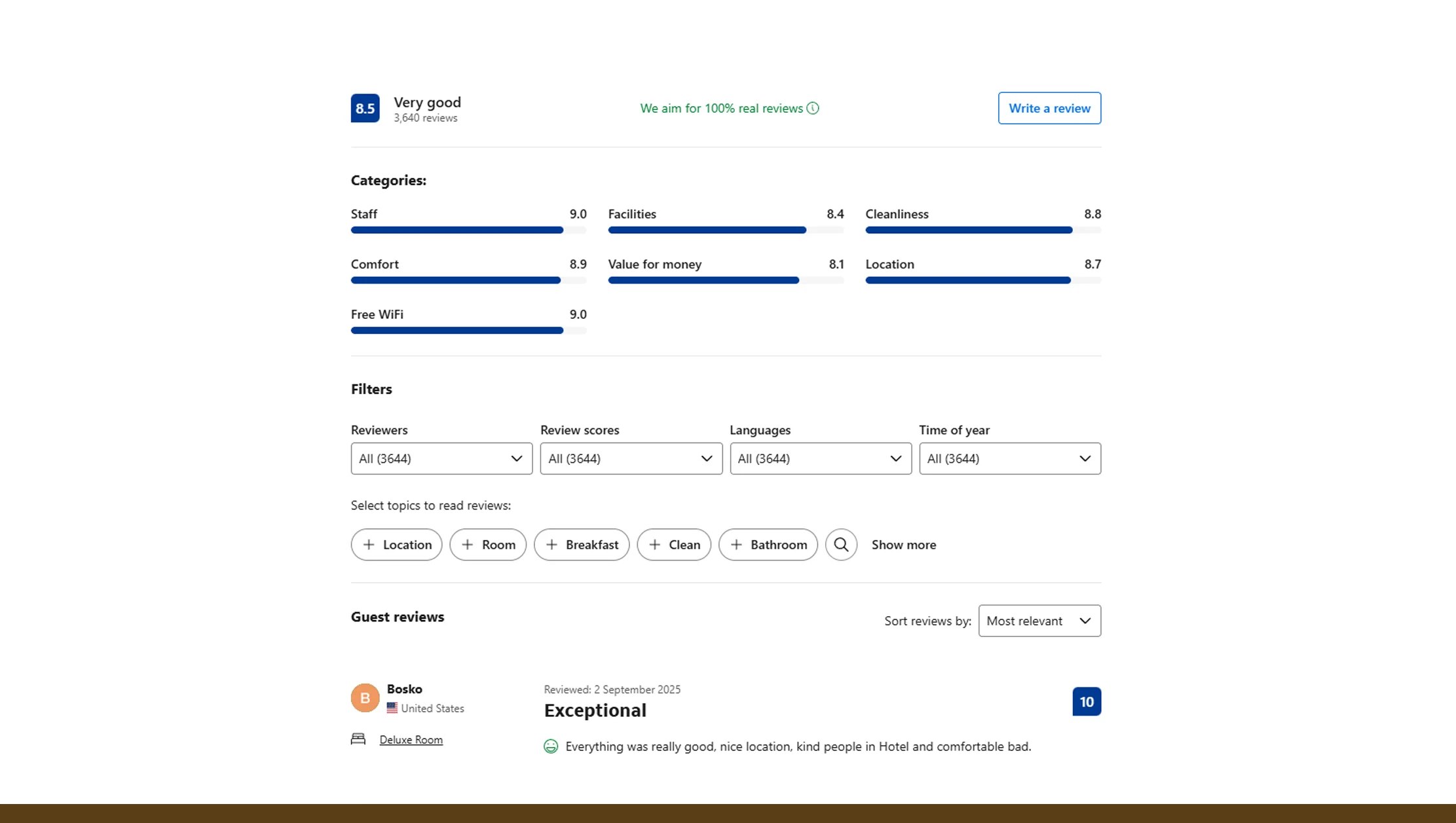 Leveraging Reviews for Competitive Insights