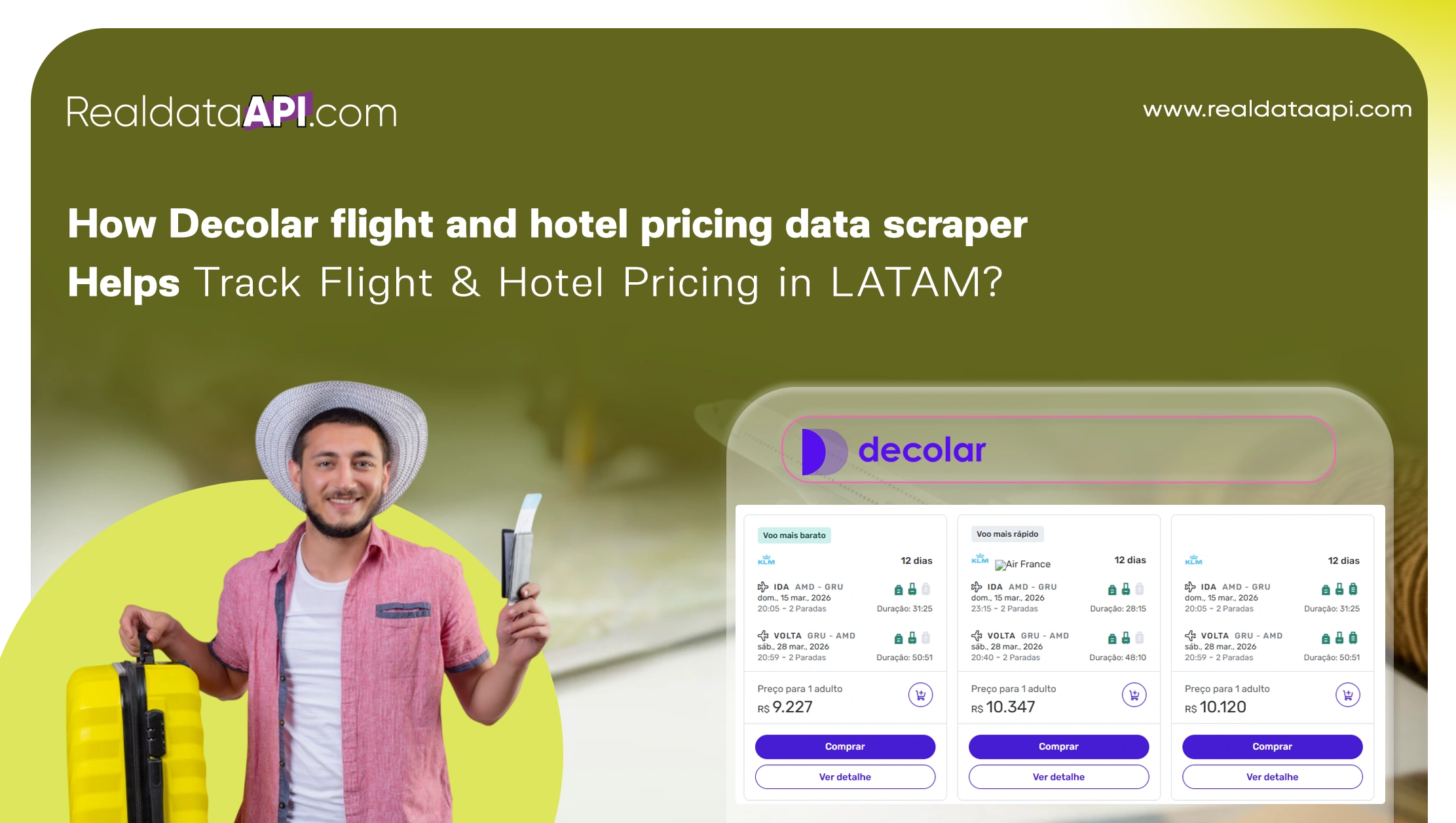How Decolar flight and hotel pricing data scraper Helps Track Flight & Hotel Pricing in LATAM?