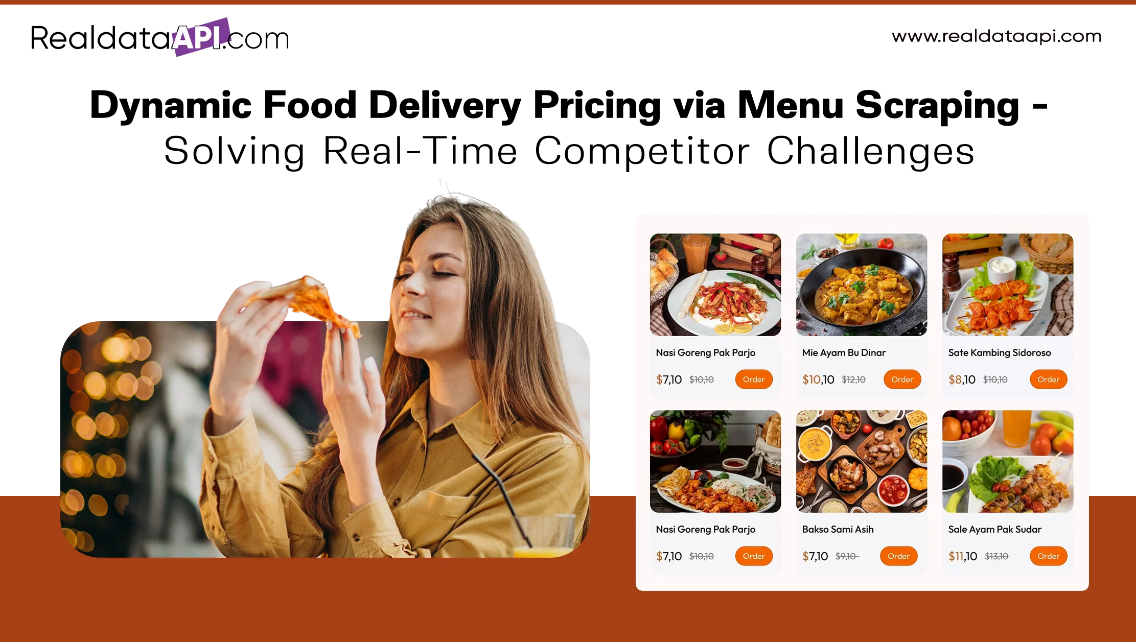 Dynamic Food Delivery Pricing via Menu Scraping - Solving Real-Time Competitor Challenges