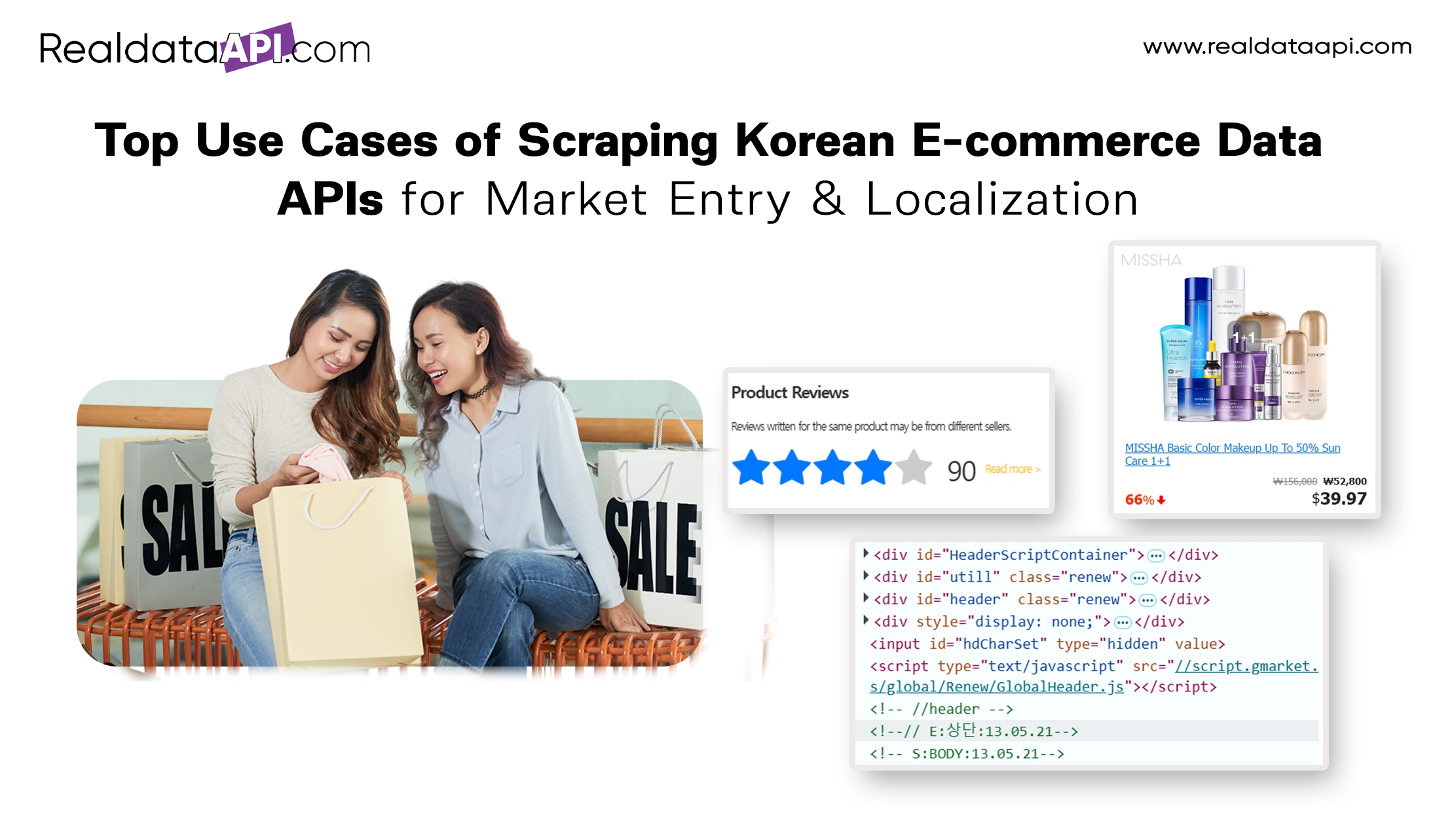 Top Use Cases of Scraping Korean E-commerce Data APIs for Market Entry & Localization