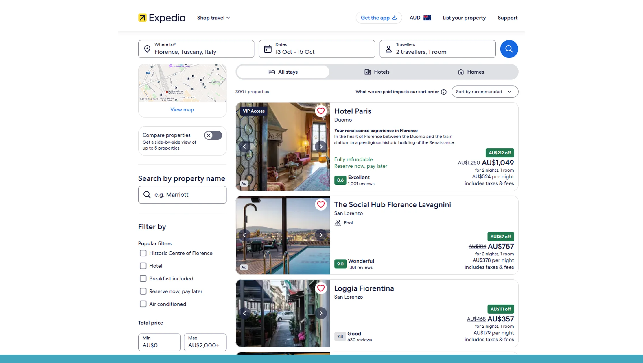 Expedia Hotel Price Extractor