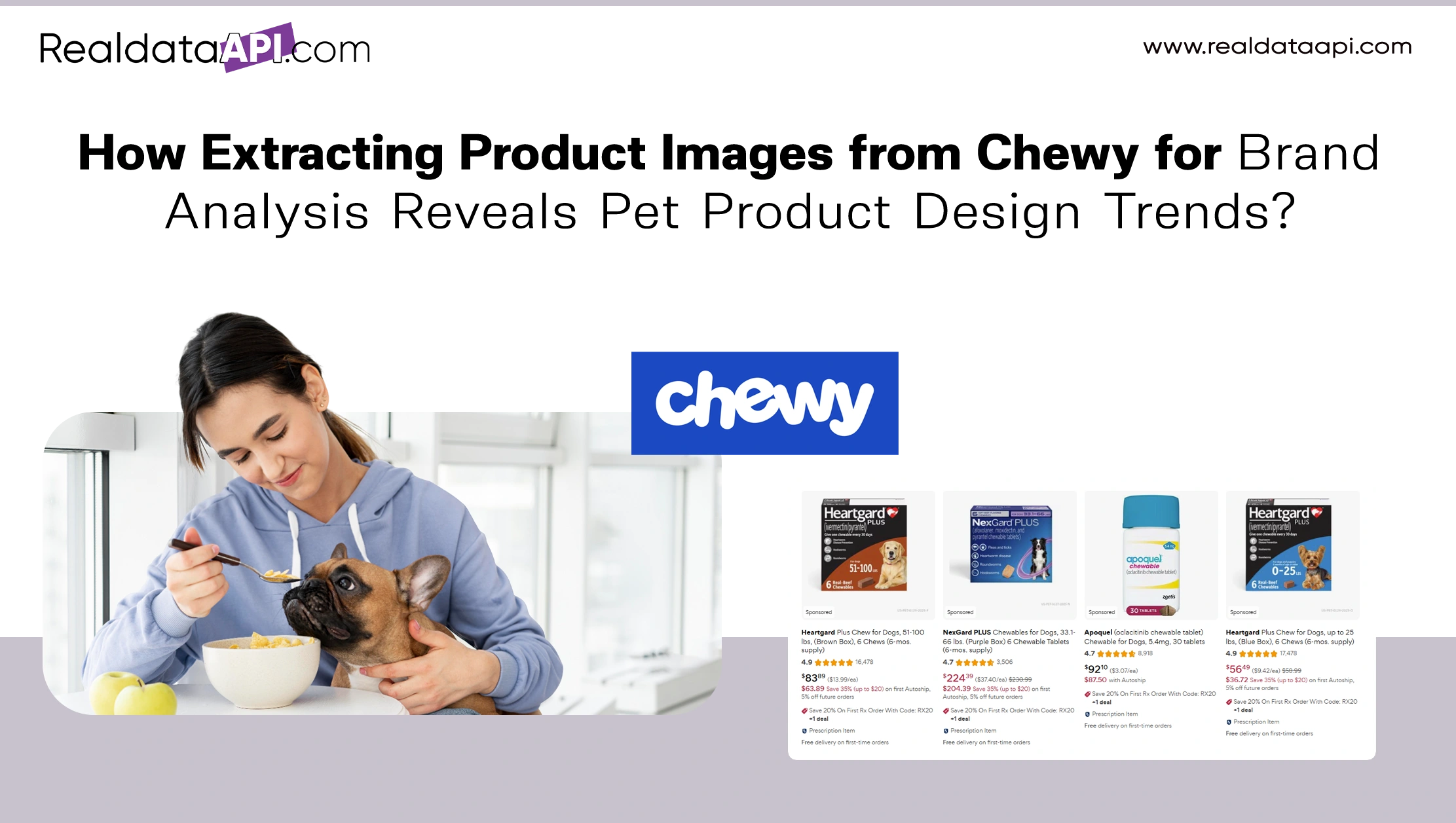 How Extracting Product Images from Chewy for Brand Analysis Reveals Pet Product Design Trends?