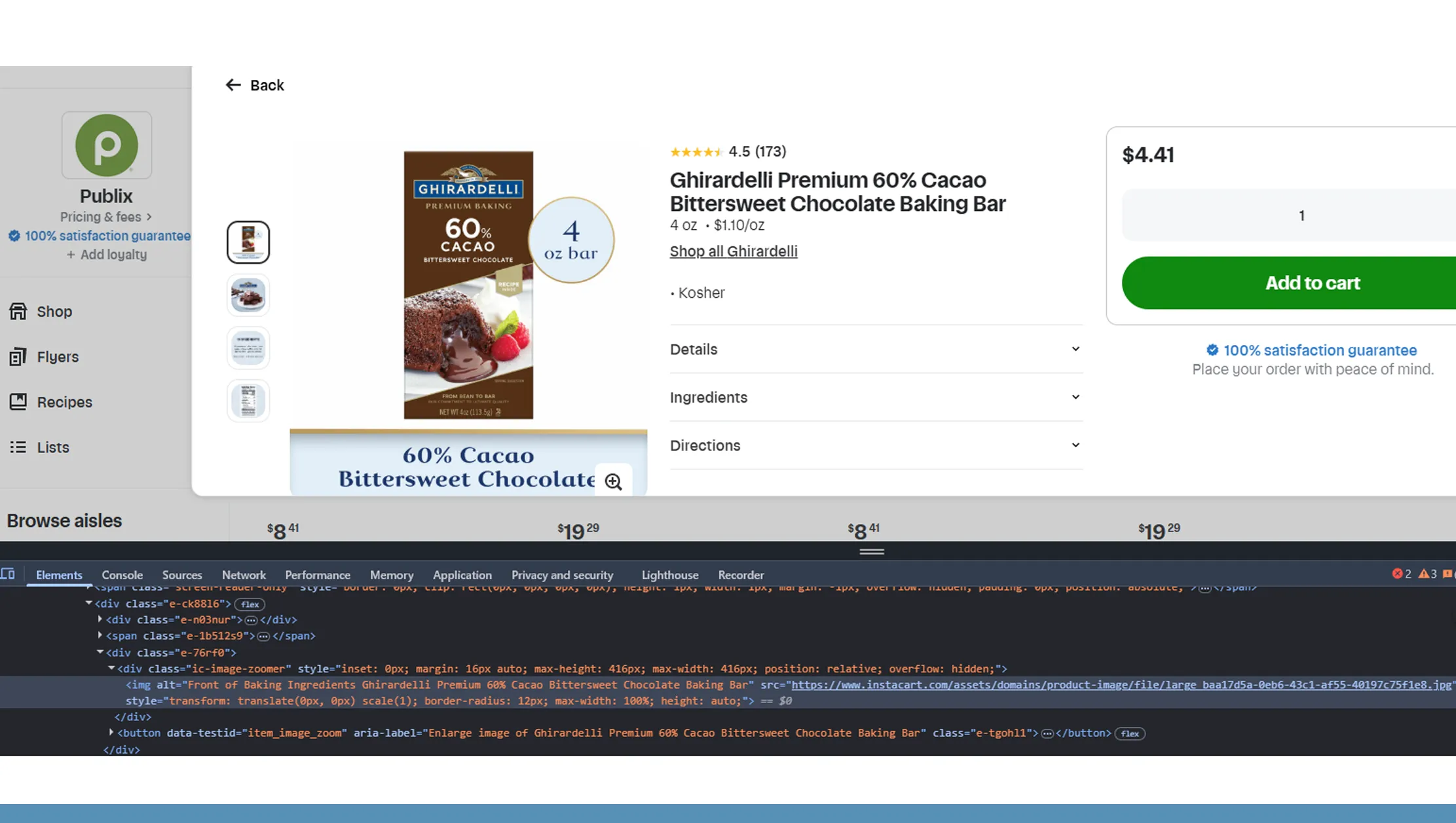 Retailer-Focused Grocery Insights
