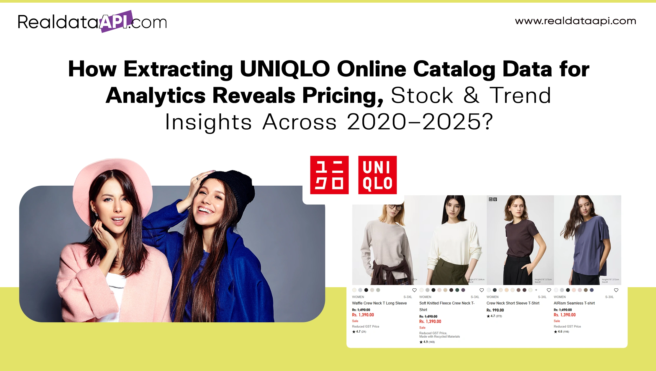 How Extracting UNIQLO Online Catalog Data for Analytics Reveals Pricing, Stock & Trend Insights Across 2020–2025
