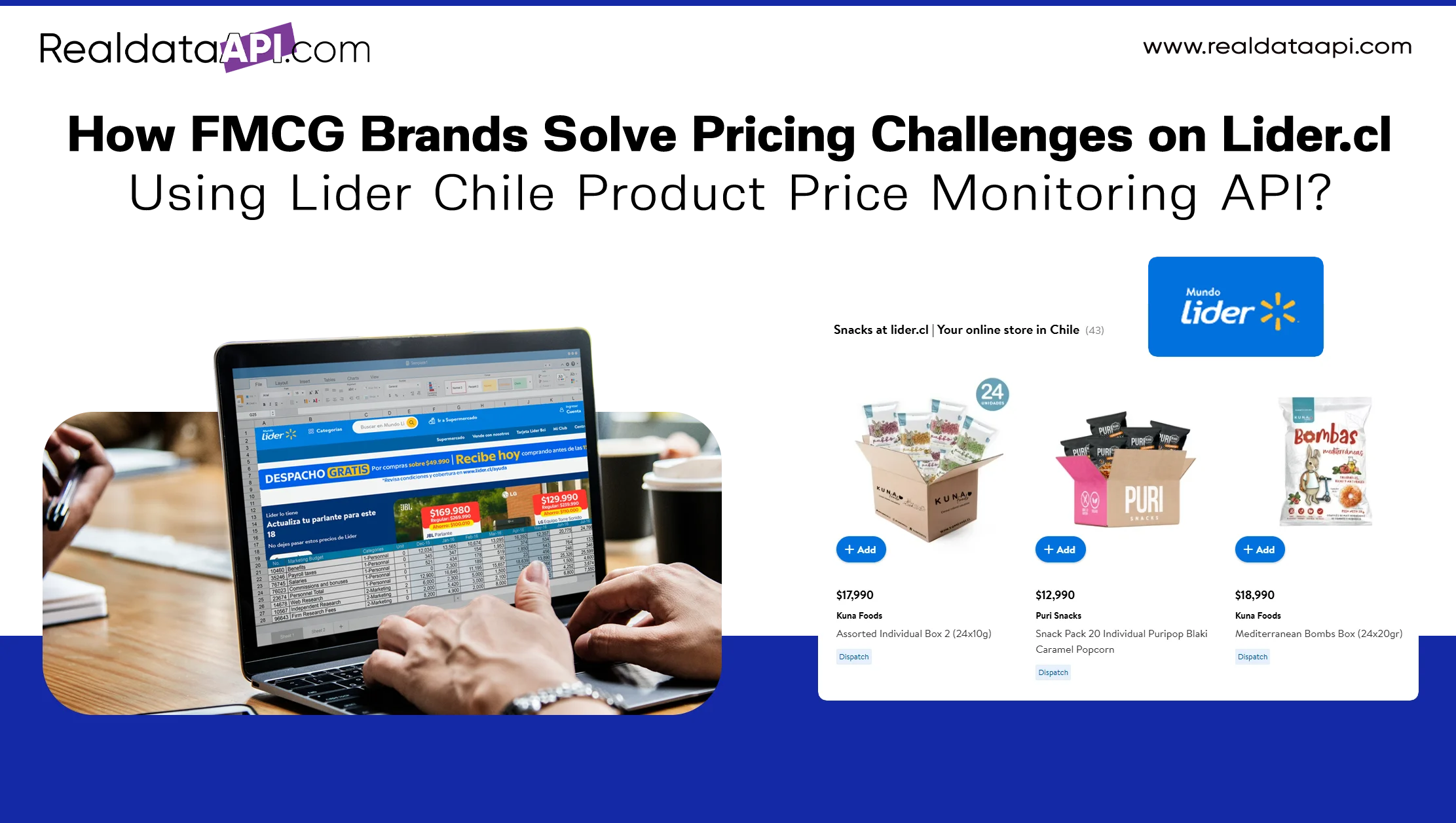 How FMCG Brands Solve Pricing Challenges on Lider.cl Using Lider Chile Product Price Monitoring API?