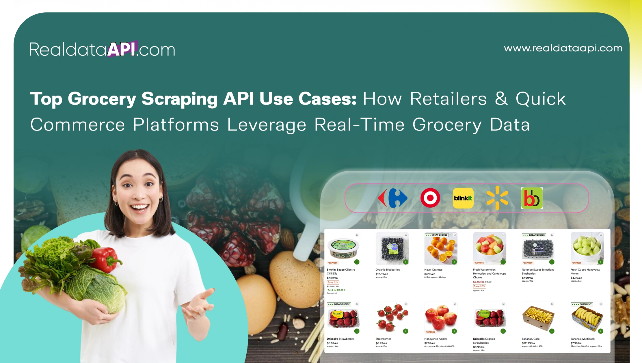 Top Grocery Scraping API Use Cases: How Retailers & Quick Commerce Platforms Leverage Real-Time Grocery Data