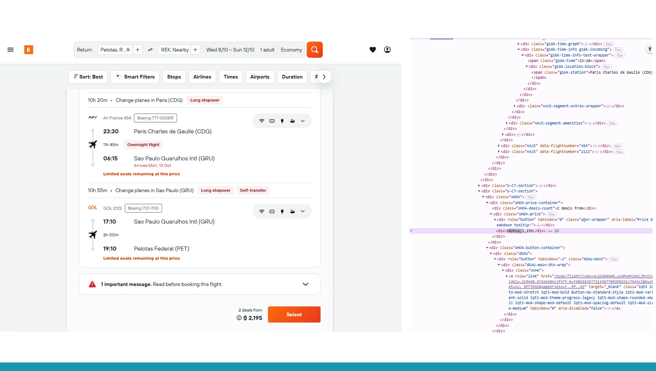 KAYAK Data Scraping API – Competitive Benchmarking
