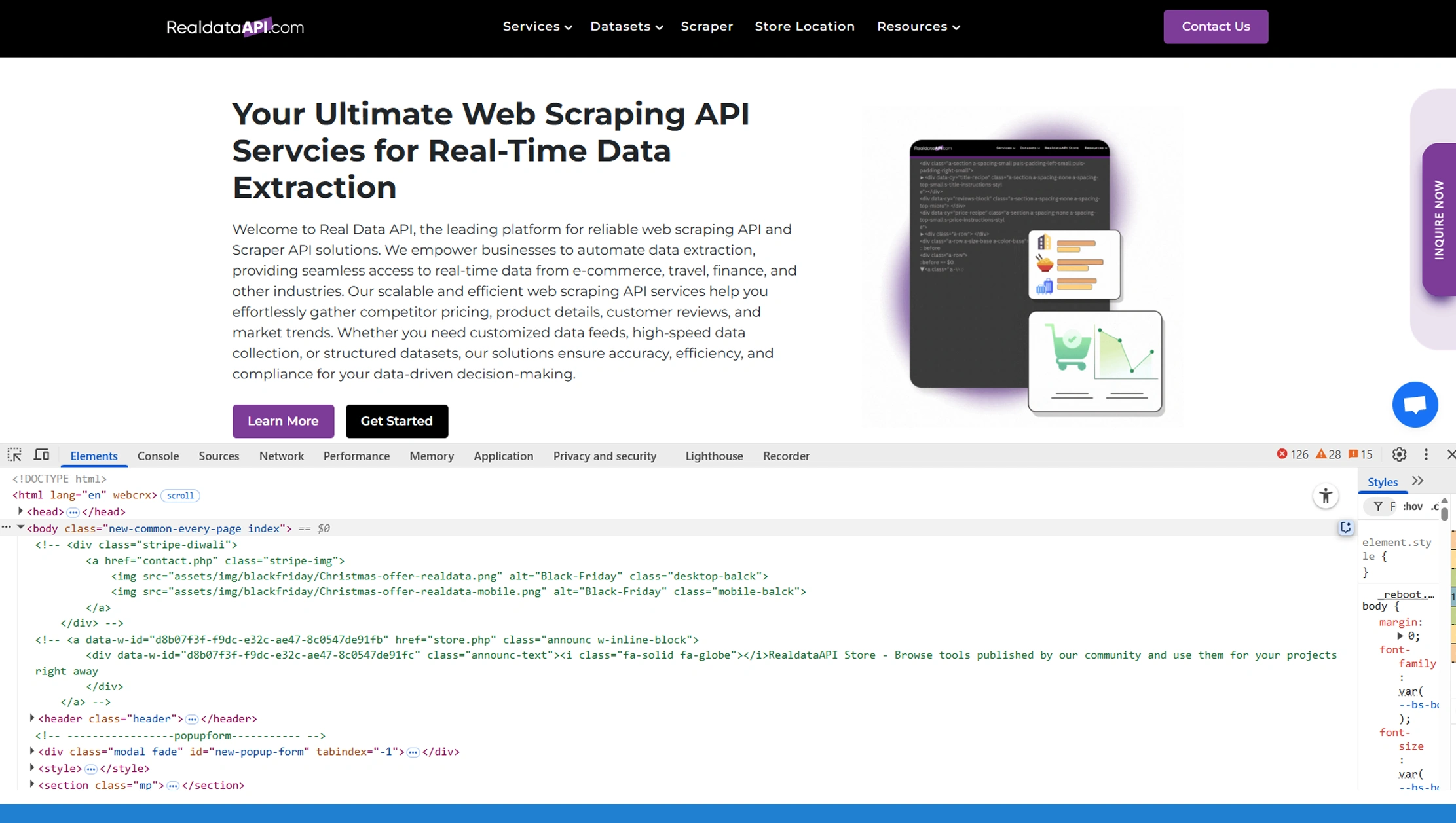 Handling Dynamic Websites