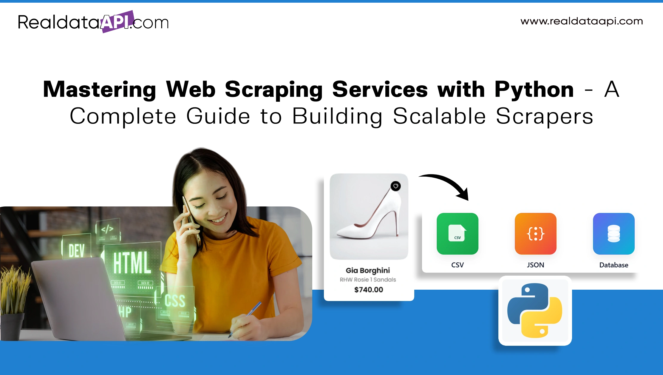 Mastering Web Scraping Services with Python - A Complete Guide to Building Scalable Scrapers