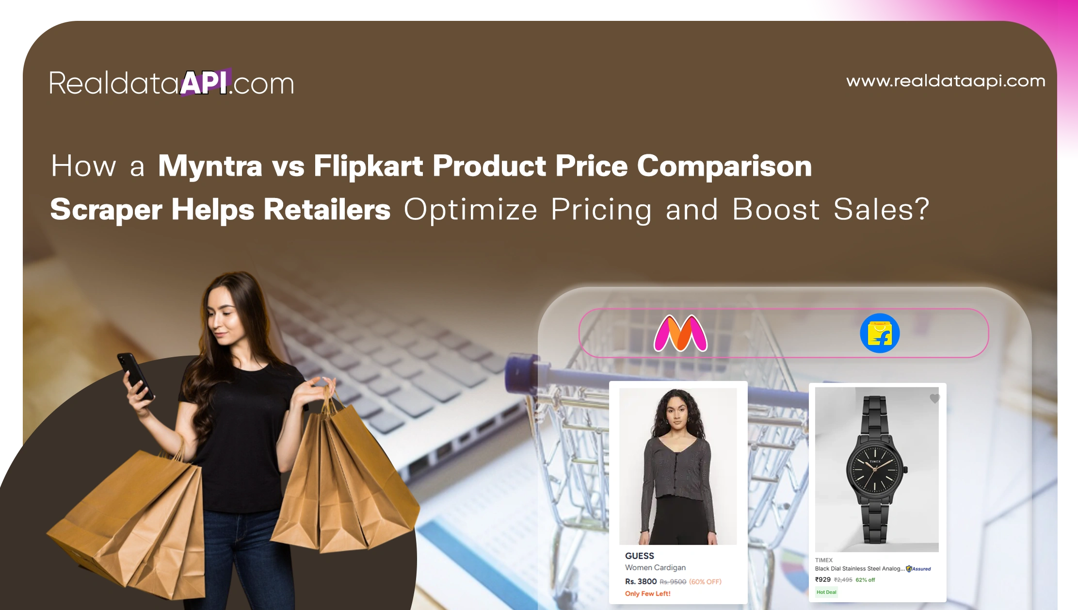 How a Myntra vs Flipkart Product Price Comparison Scraper Helps Retailers Optimize Pricing and Boost Sales