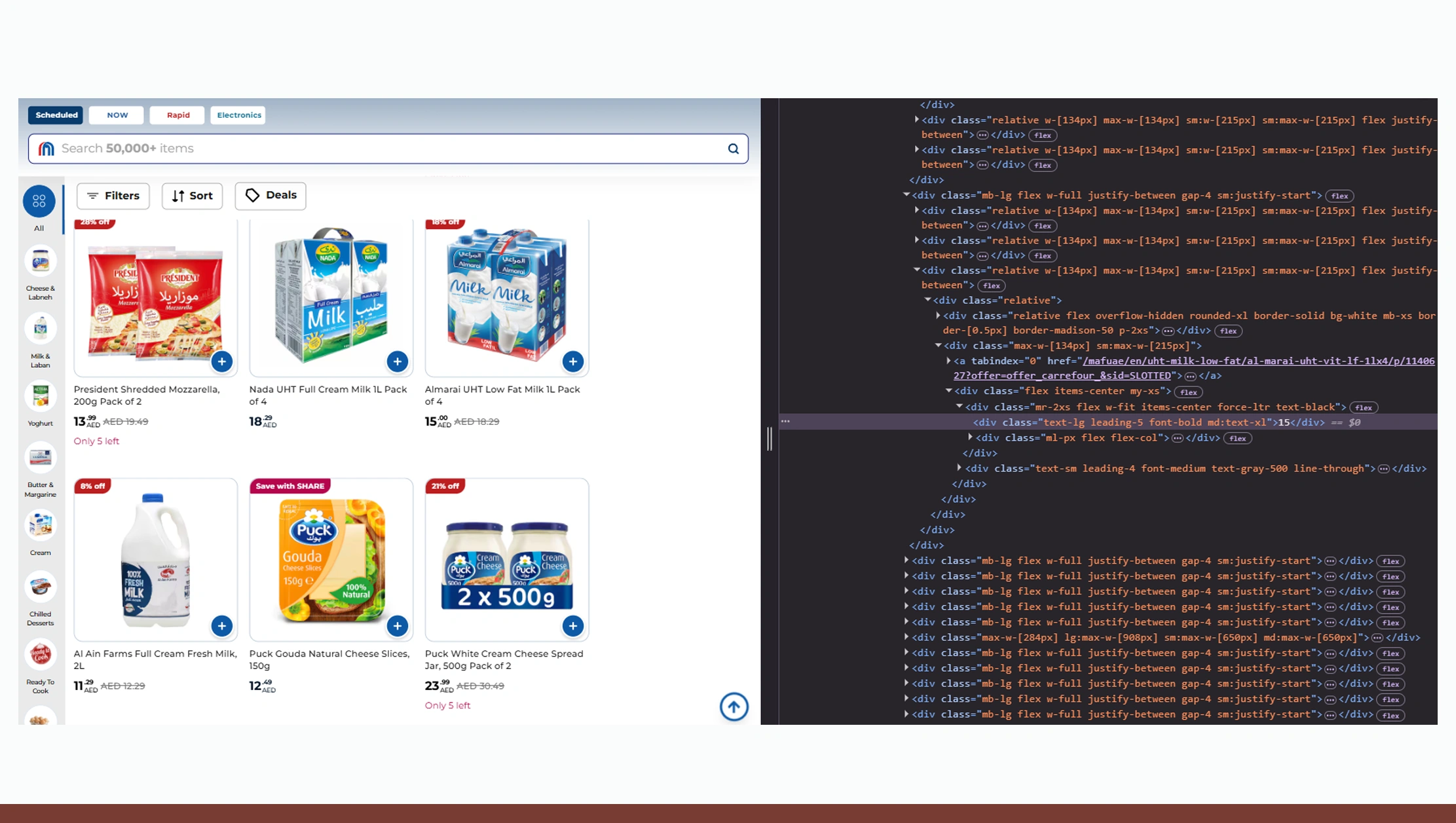 How Real Data API Extracts Nutrition Data Collection from Carrefour Saudi Arabia