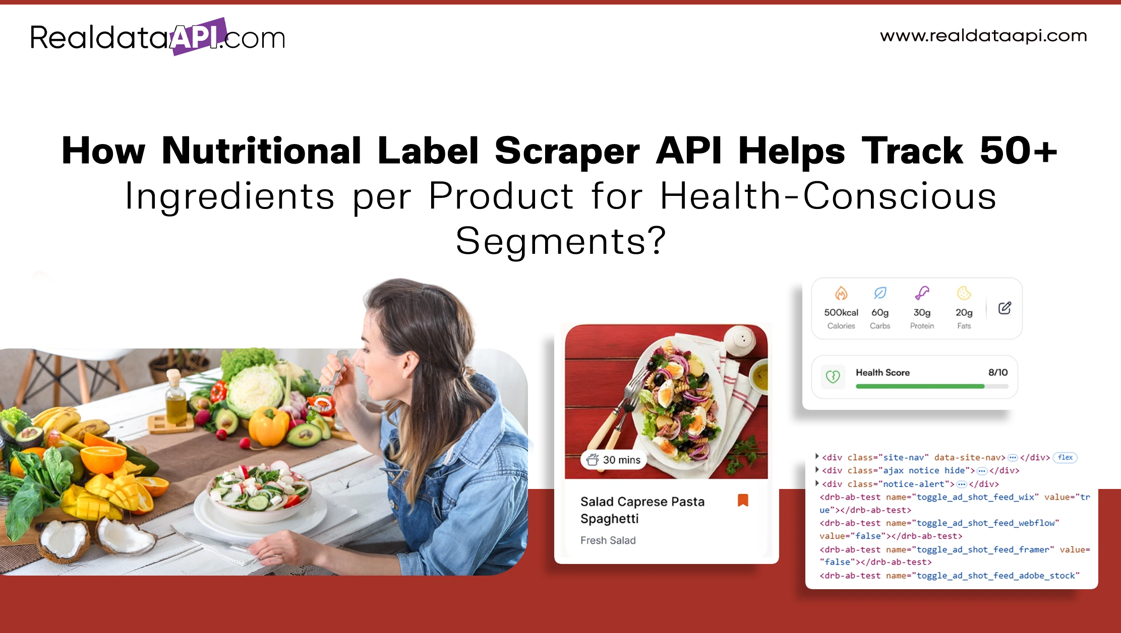 How Nutritional Label Scraper API Helps Track 50+ Ingredients per Product for Health-Conscious Segments?