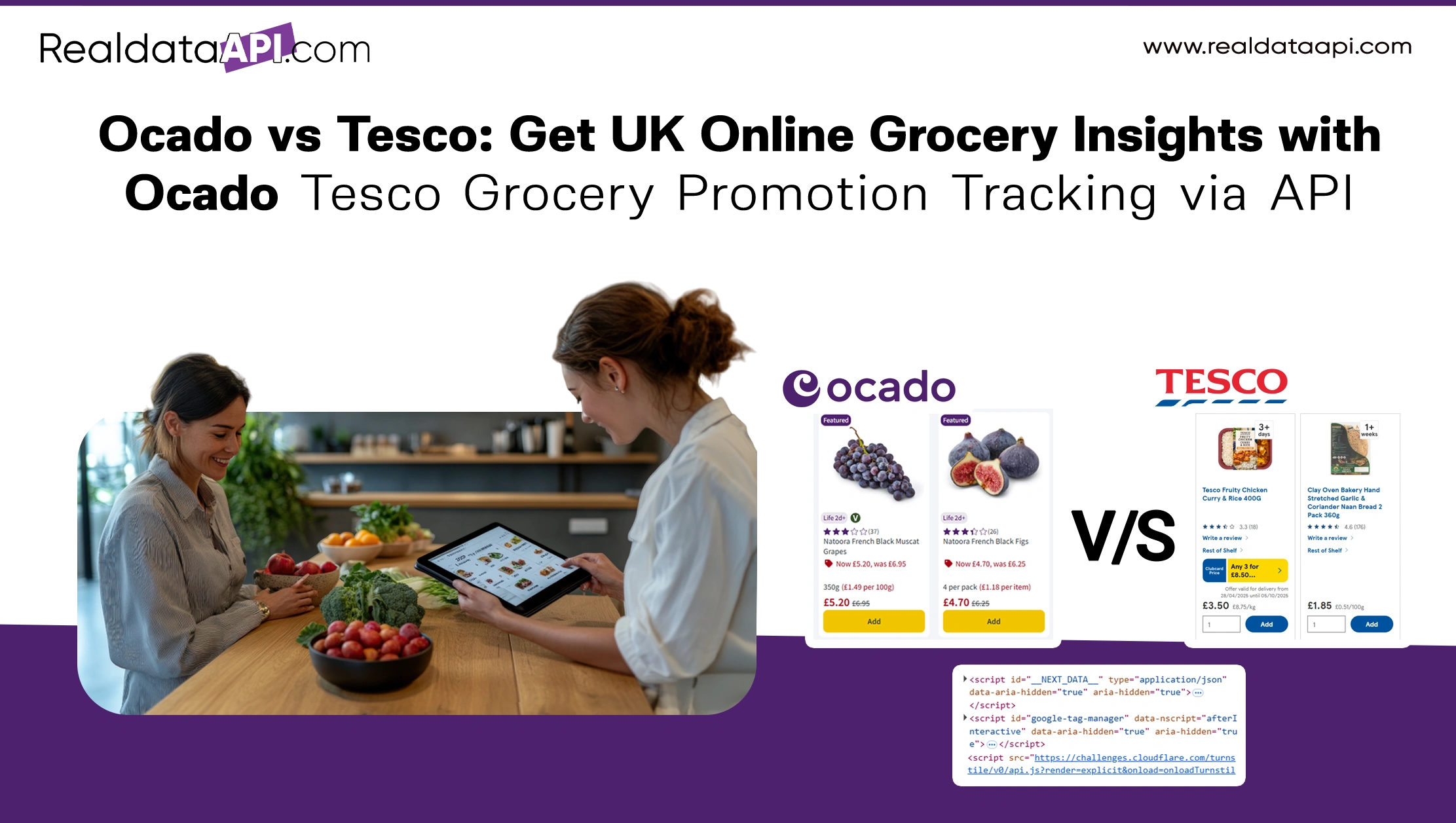 Ocado vs Tesco: Get UK Online Grocery Insights with Ocado Tesco Grocery Promotion Tracking via API
