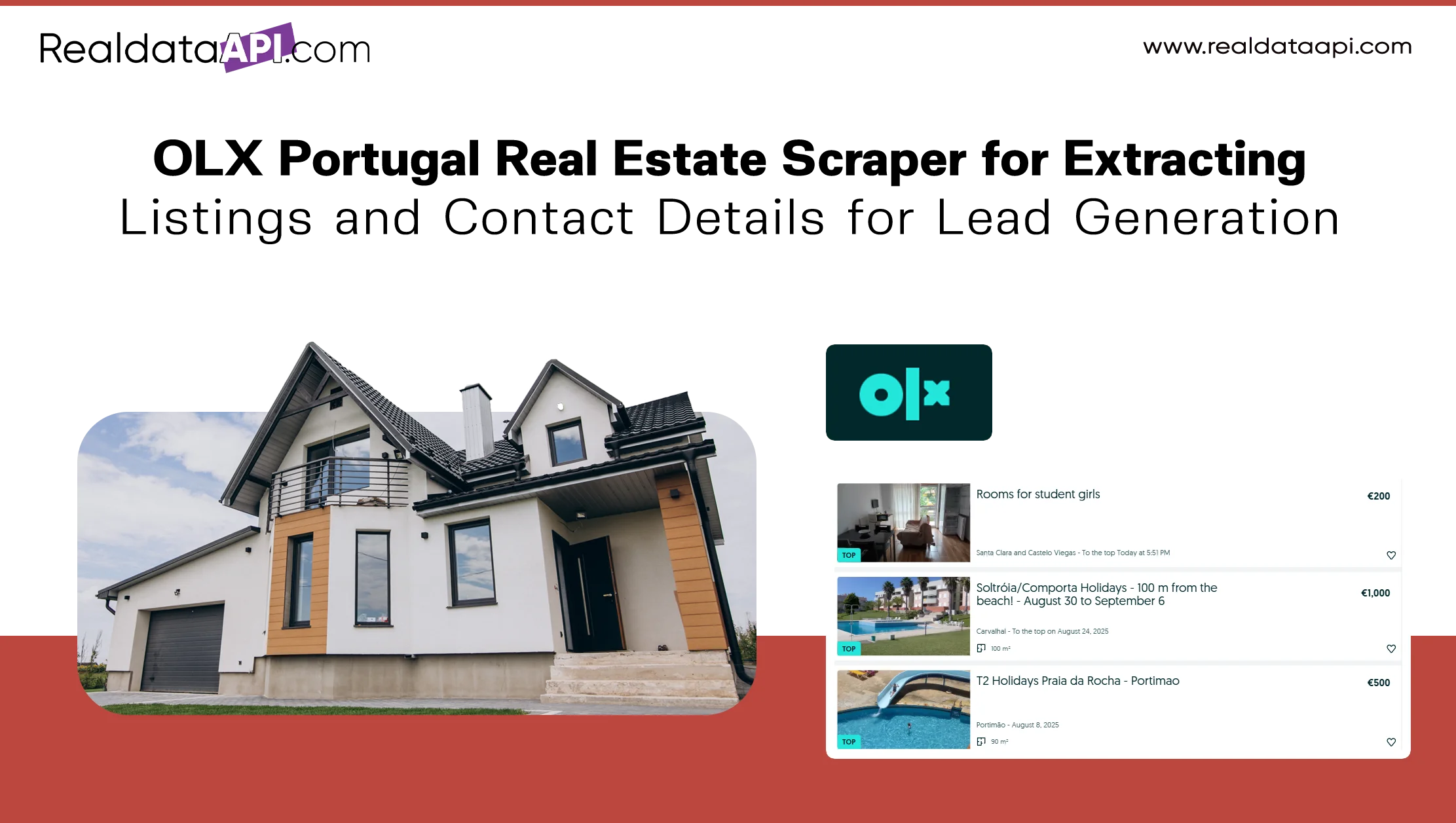 OLX Portugal Real Estate Scraper for Extracting Listings and Contact Details for Lead Generation