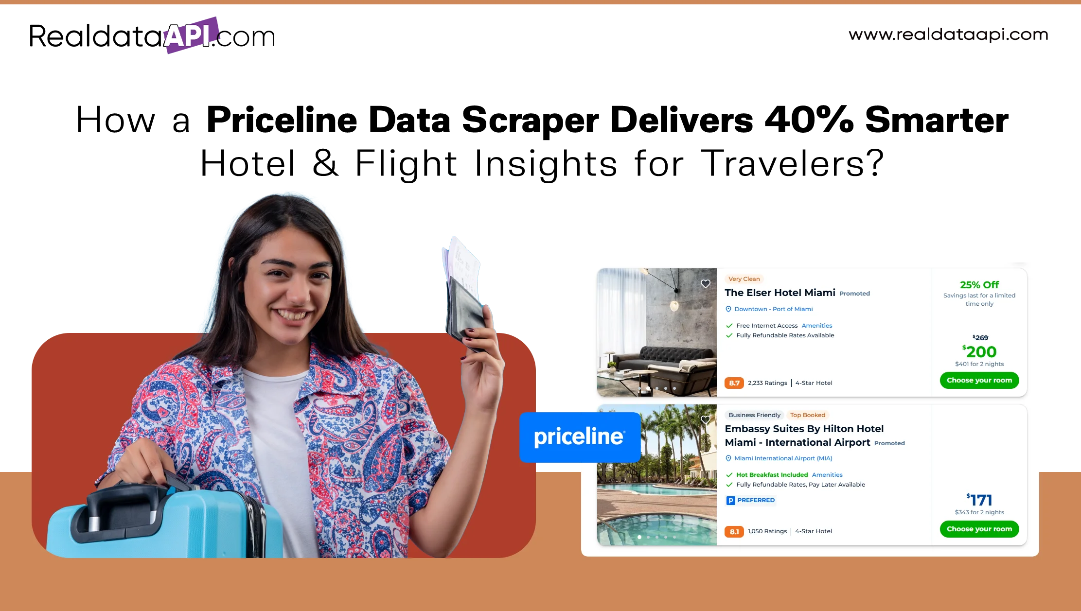 How a Priceline Data Scraper Delivers 40% Smarter Hotel & Flight Insights for Travelers?