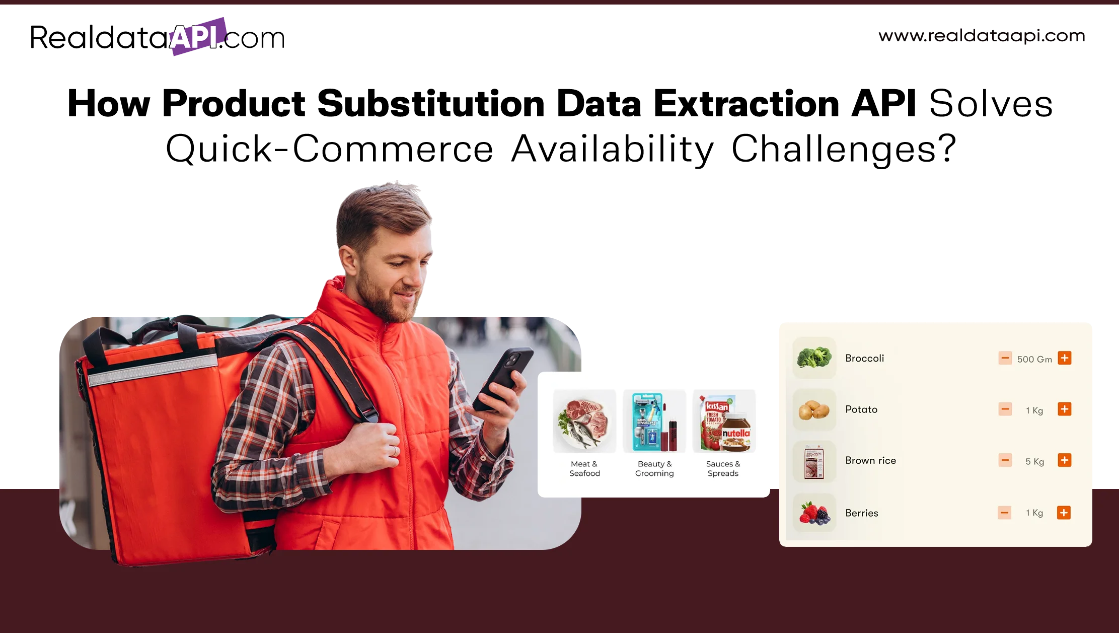 How Product Substitution Data Extraction API Solves Quick-Commerce Availability Challenges?