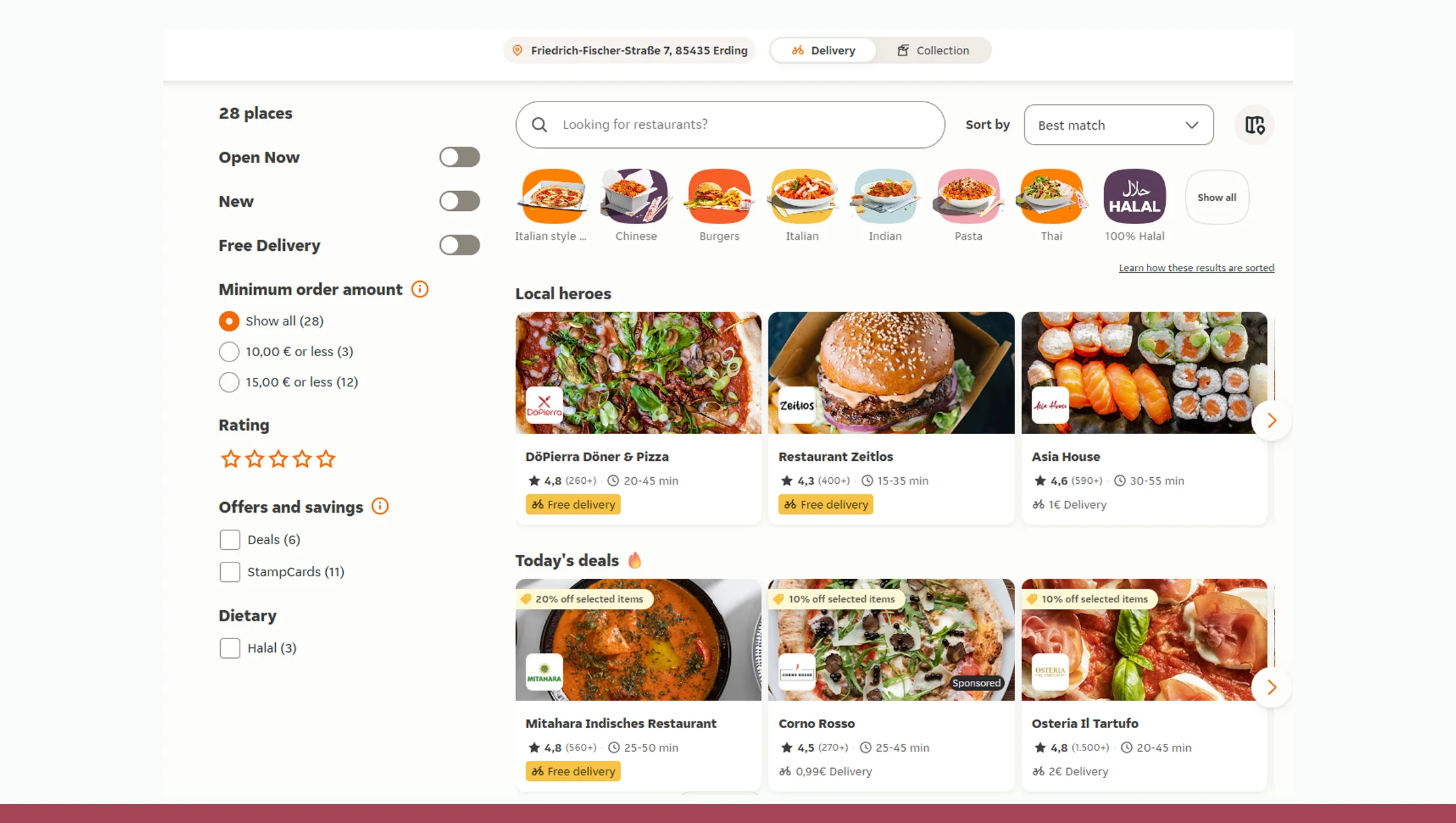 Leveraging Lieferando API for Real-time Monitoring