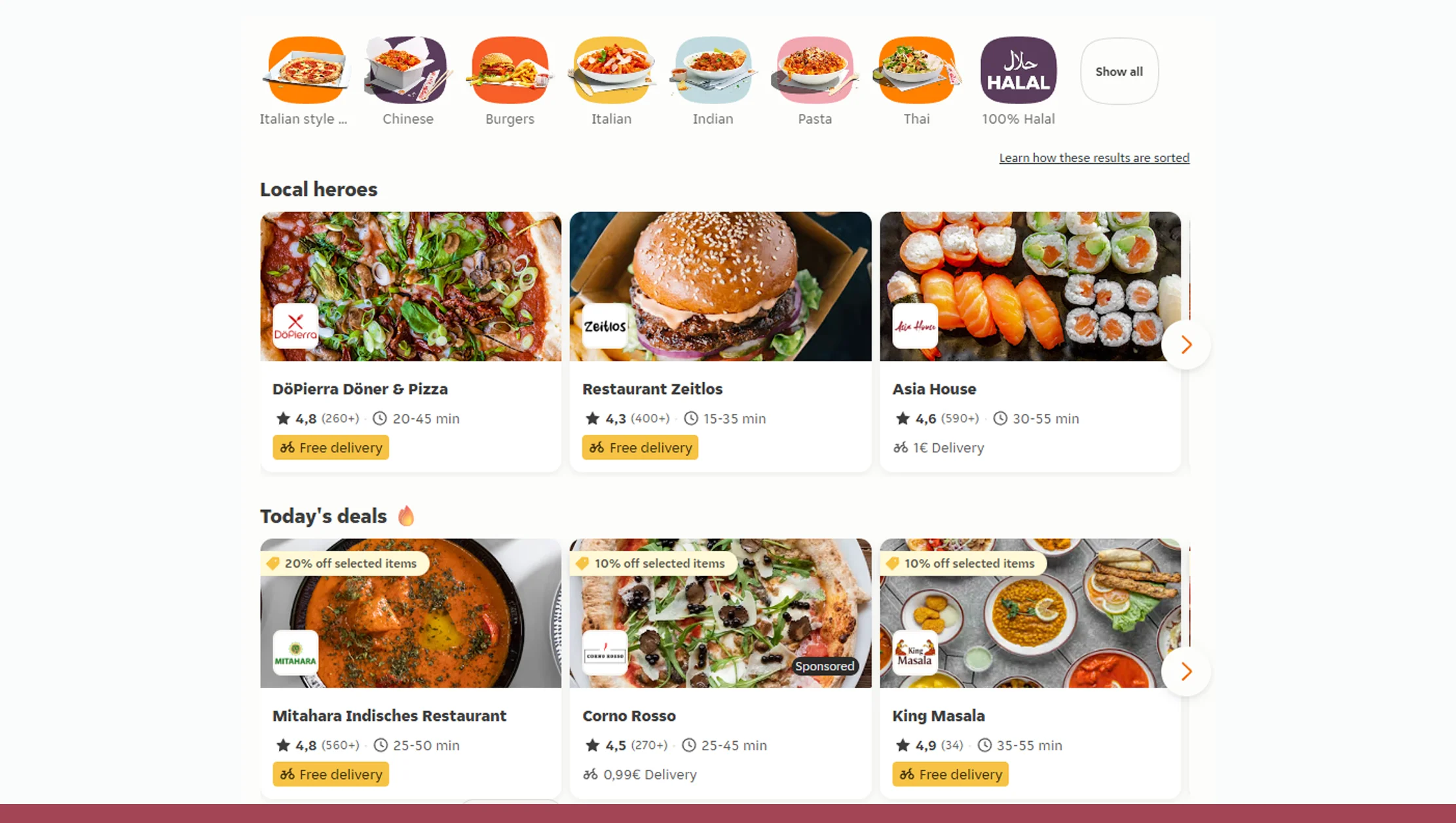 Optimizing Menus and Delivery Insights