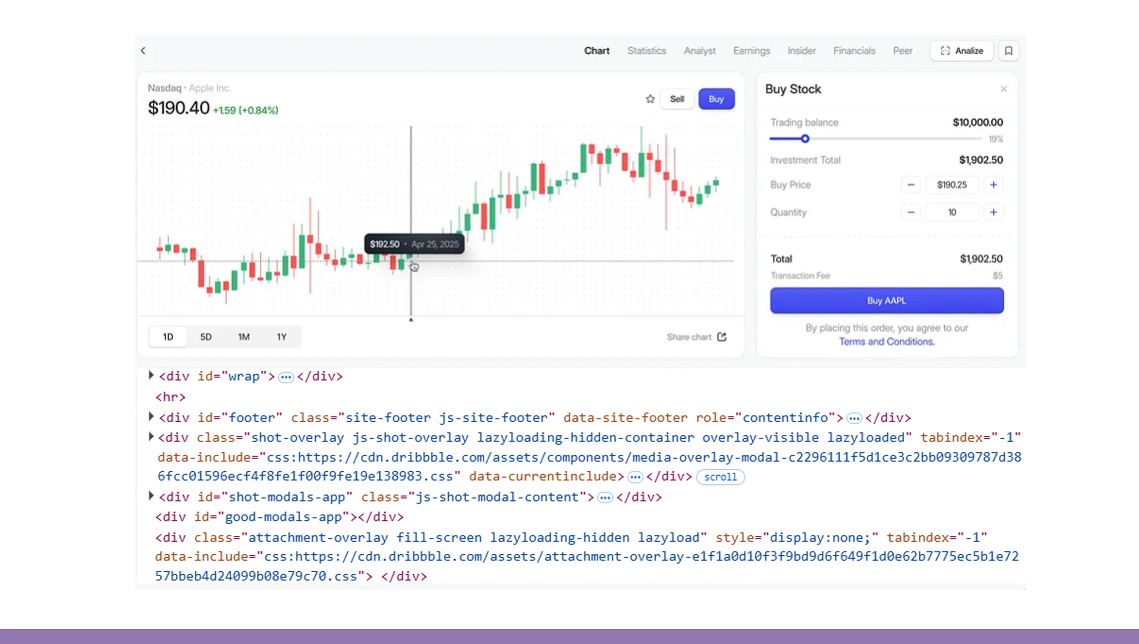 Stock Market API for Portfolio Automation