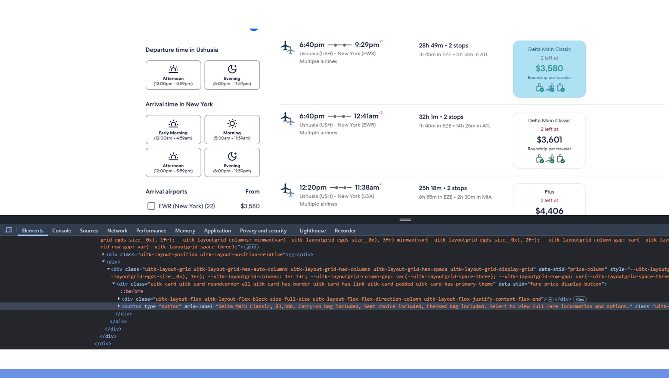 Airfare API Extraction