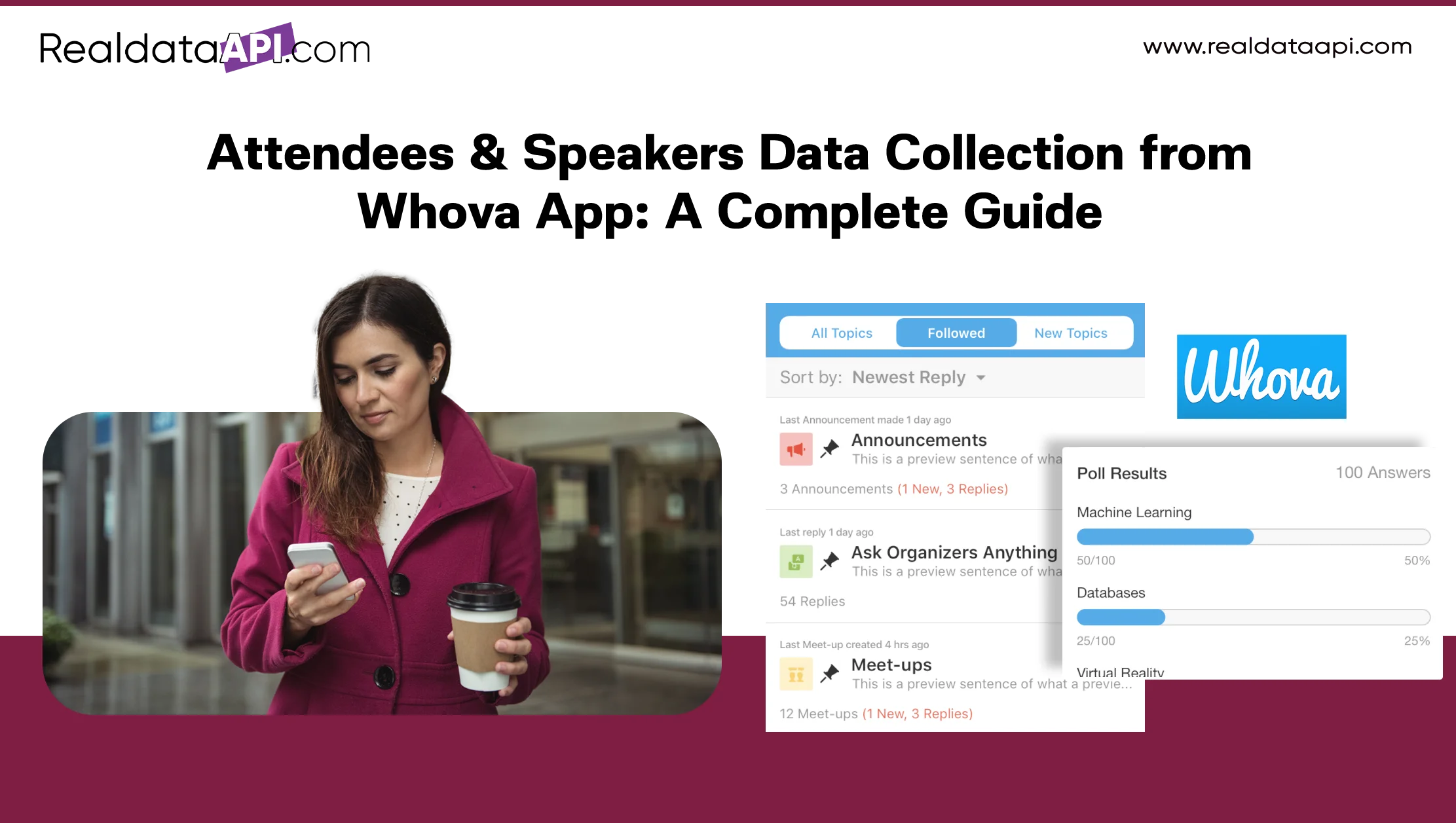 Attendees & Speakers Data Collection from Whova App: A Complete Guide

