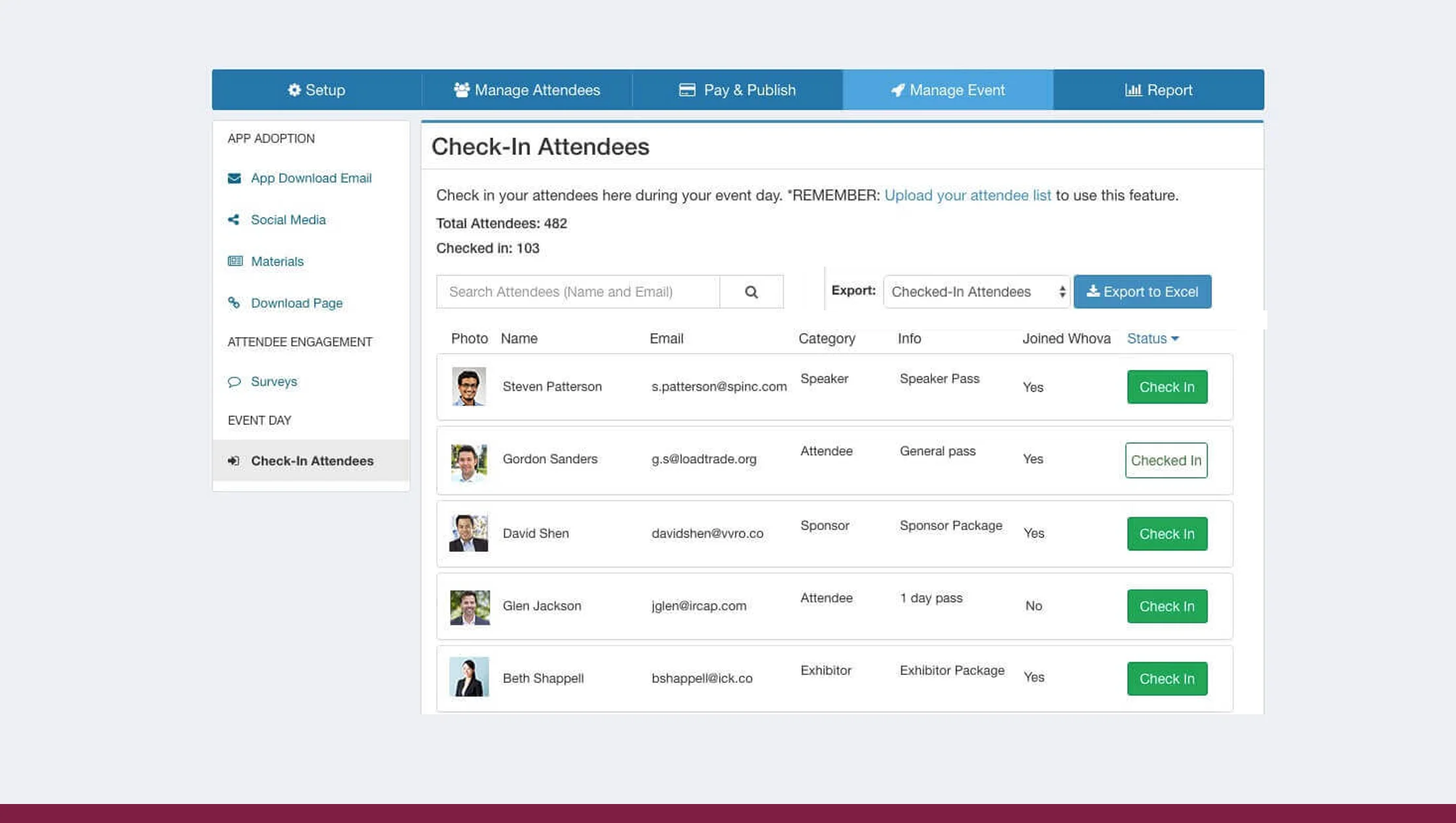 How to Collect Attendees & Speakers Data from Whova