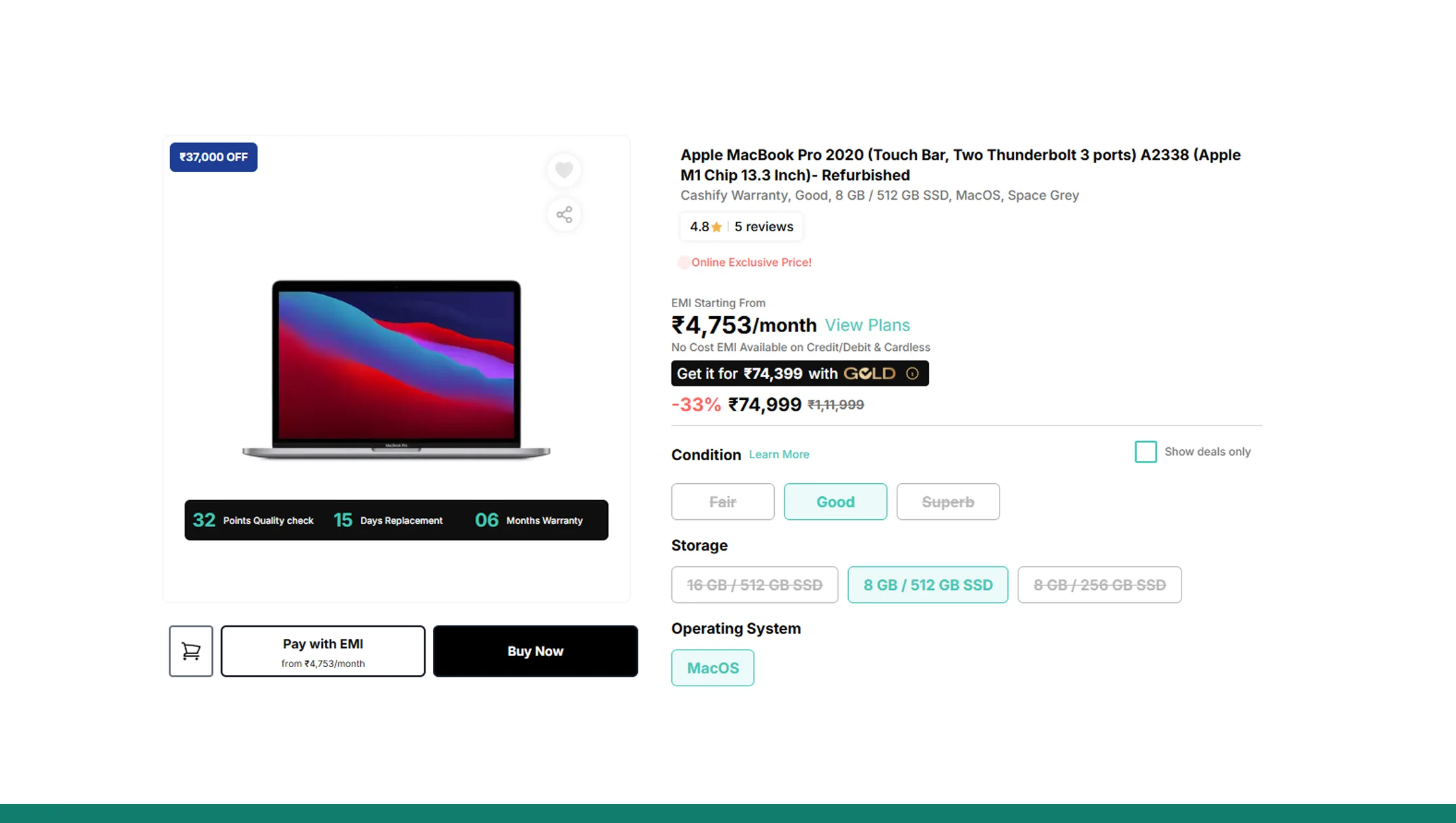 How to Scrape Cashify Laptop Buyback Price Data at Scale?