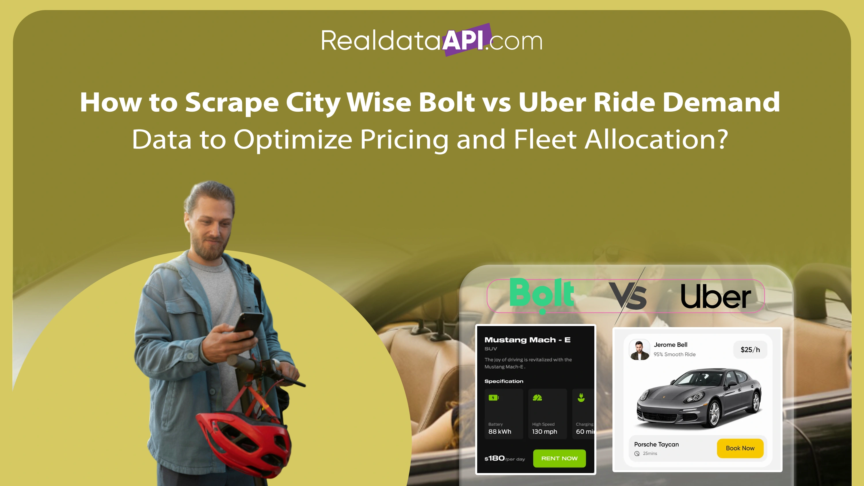 How to Scrape City Wise Bolt vs Uber Ride Demand Data to Optimize Pricing and Fleet Allocation?