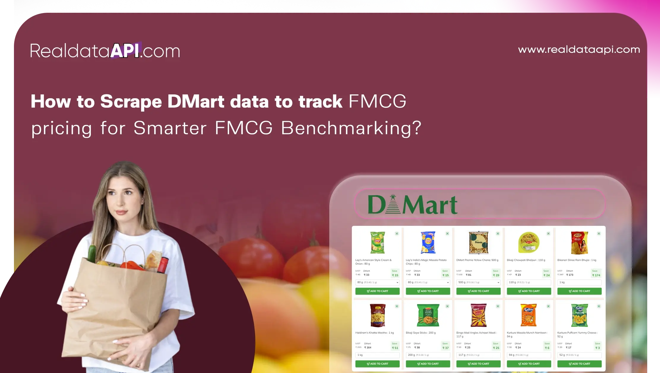 How to Scrape DMart data to track FMCG pricing for Smarter FMCG Benchmarking?