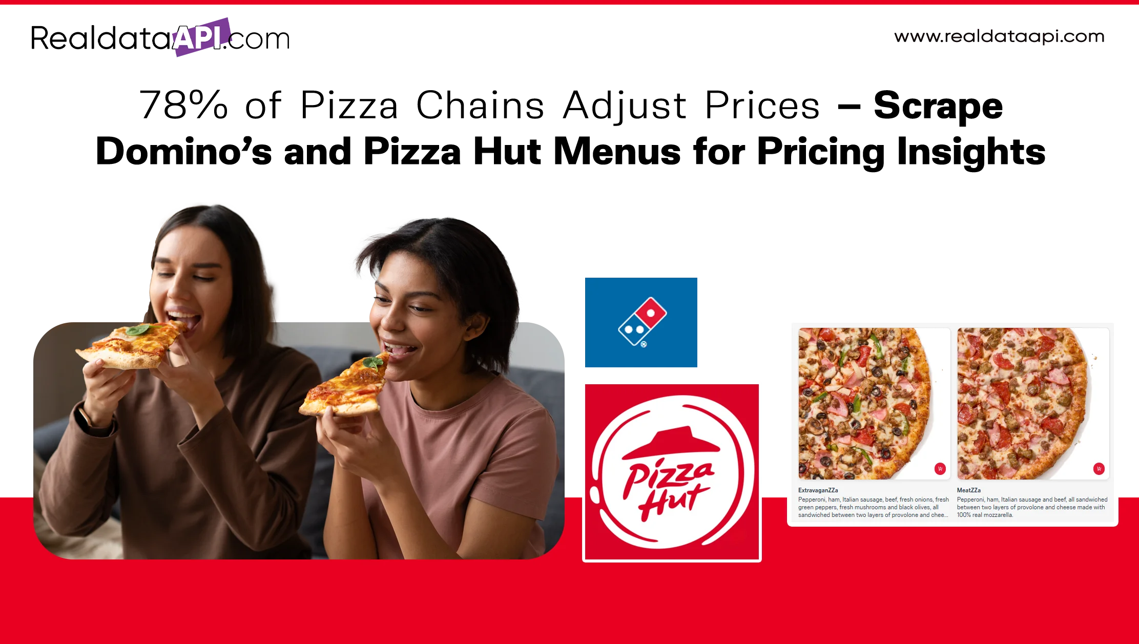 78% of Pizza Chains Adjust Prices – Scrape Domino’s and Pizza Hut Menus for Pricing Insights