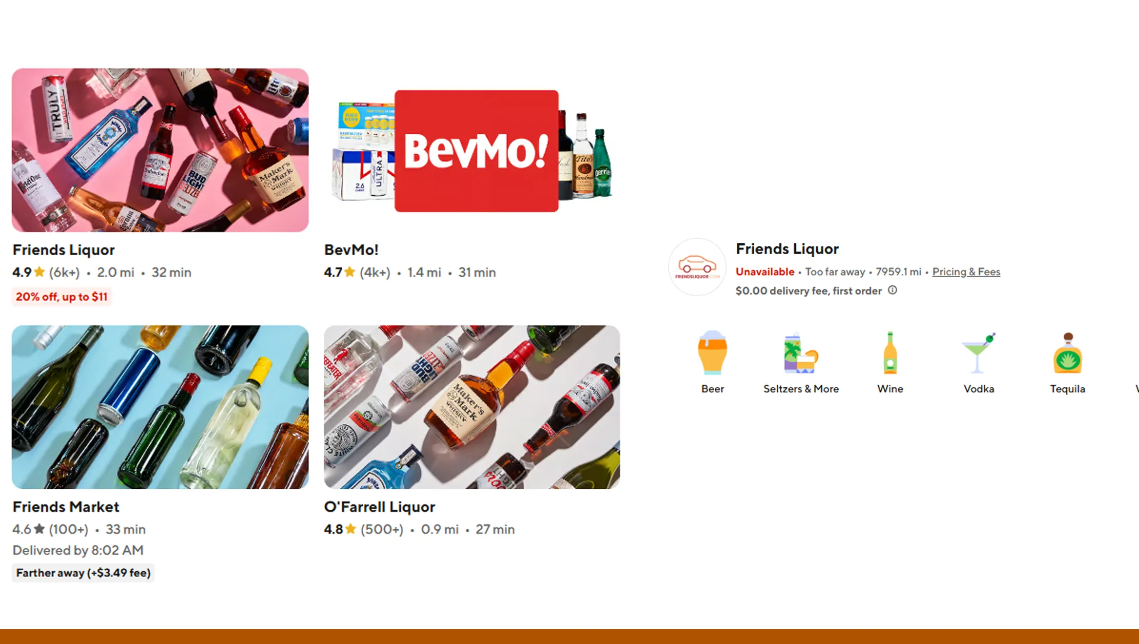 What Liquor Data Can Be Scraped from DoorDash?