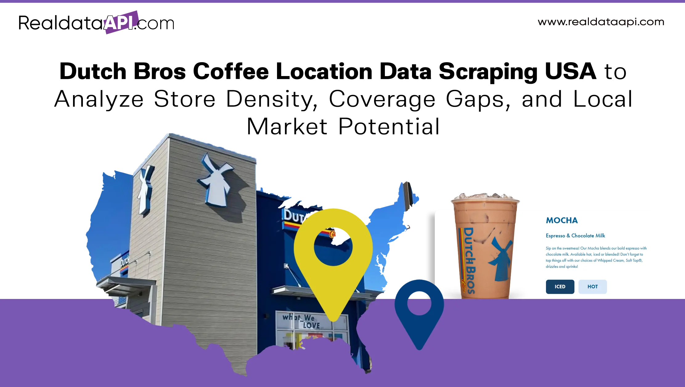 Dutch Bros Coffee Location Data Scraping USA to Analyze Store Density, Coverage Gaps, and Local Market Potential