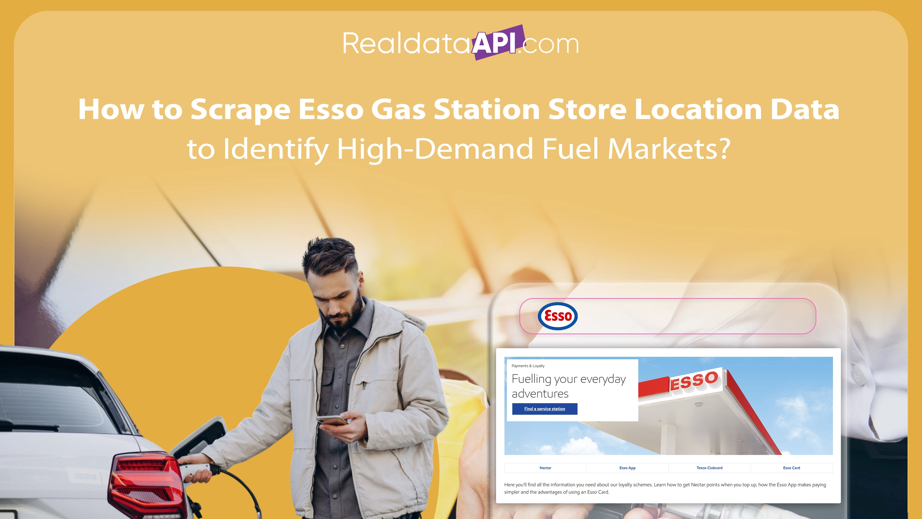 How to Scrape Esso Gas Station Store Location Data to Identify High-Demand Fuel Markets?