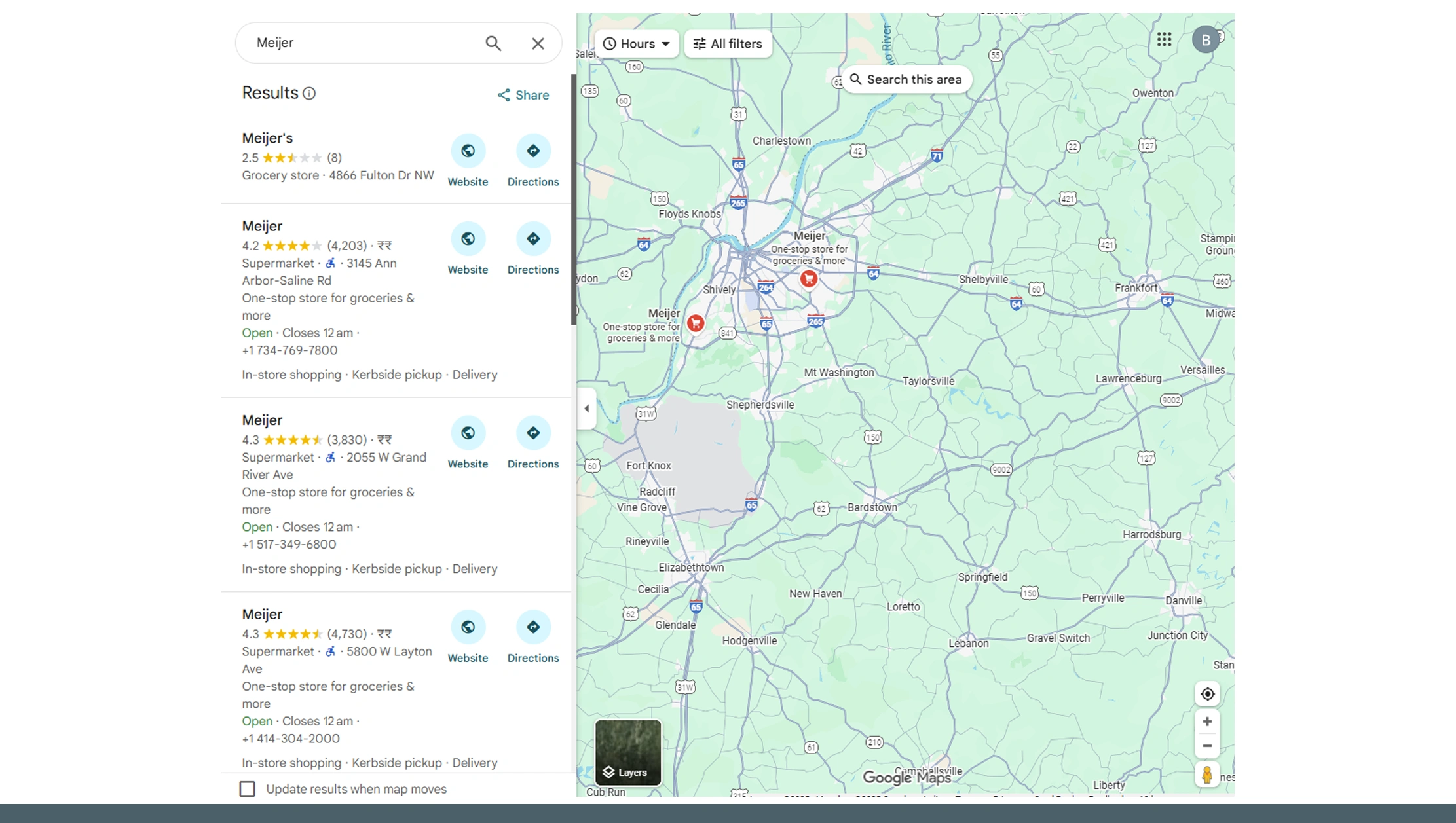 Monitoring Store Locations and Regional Trends