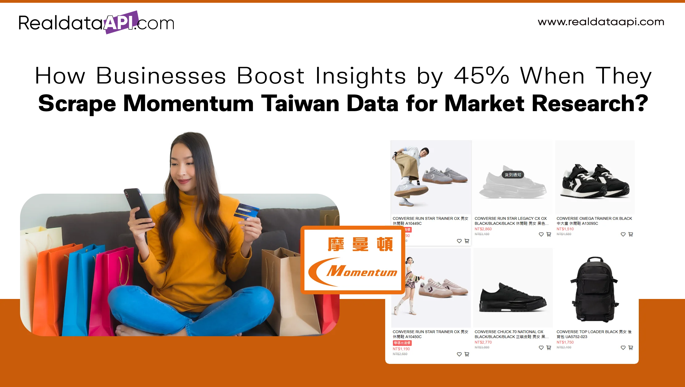 How Businesses Boost Insights by 45% When They Scrape Momentum Taiwan Data for Market Research?