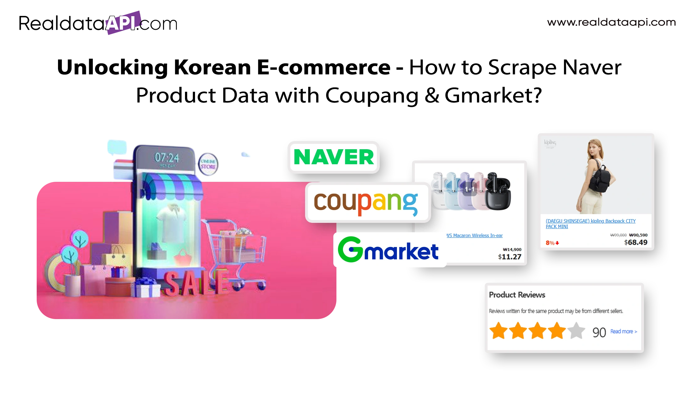 How to Scrape Naver Product Data with Coupang & Gmarket?