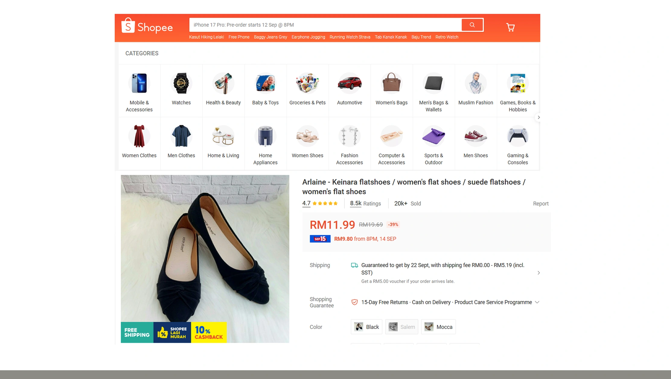 Shopee E-Commerce Data Scraping for Pricing Intelligence