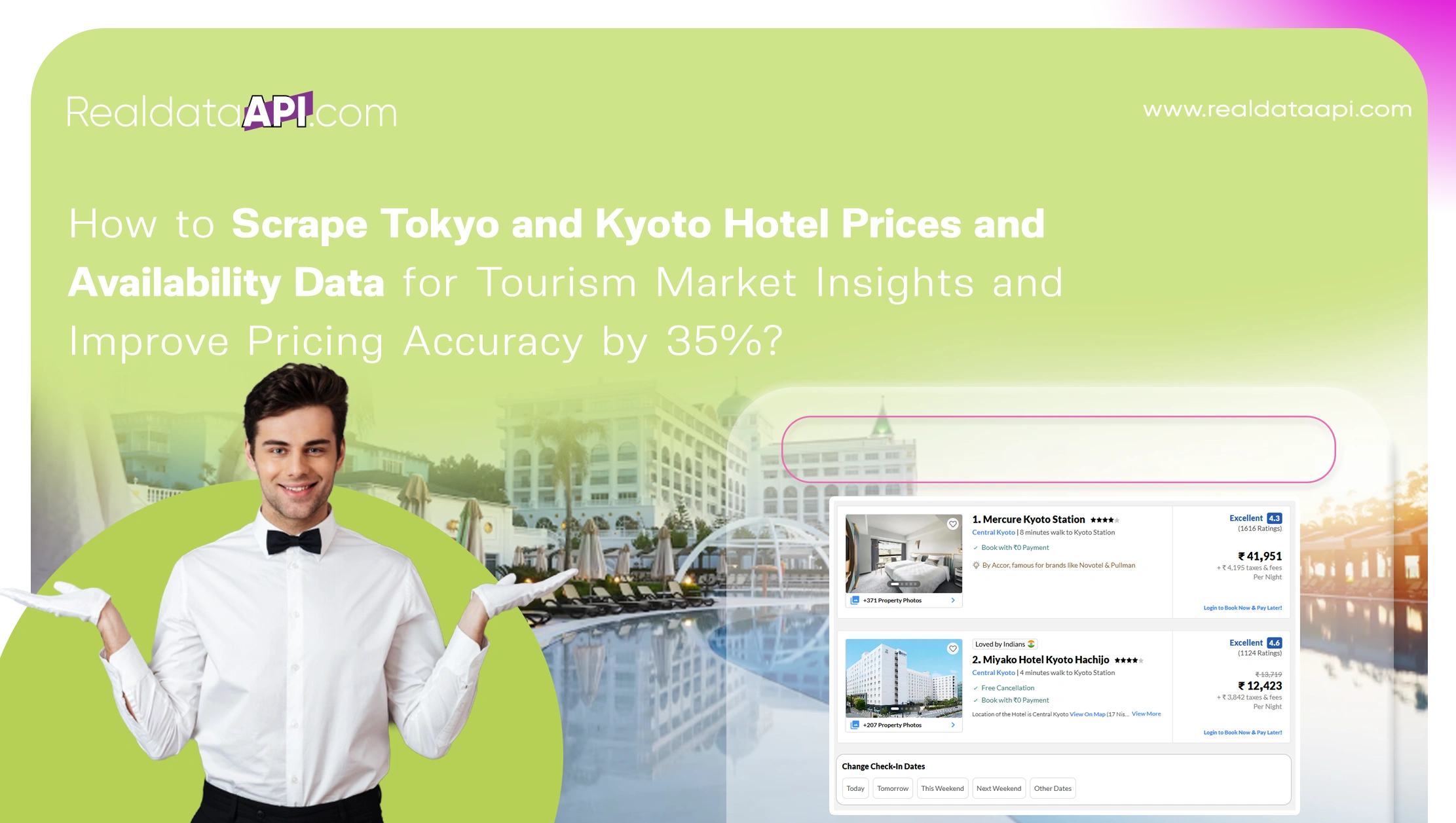 How to Scrape Tokyo and Kyoto Hotel Prices and Availability Data for Tourism Market Insights and Improve Pricing Accuracy by 35%?
