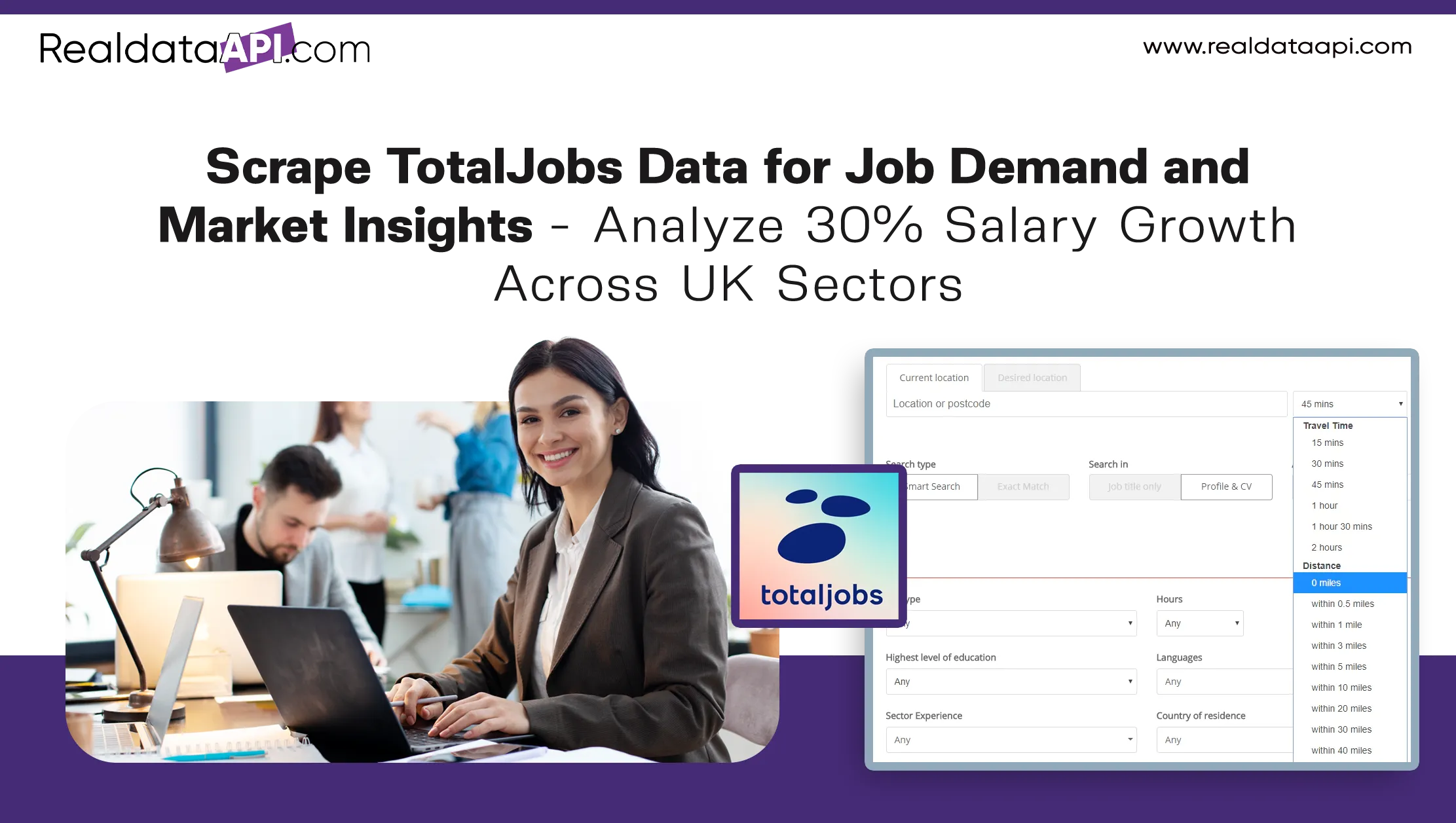 Scrape TotalJobs Data for Job Demand and Market Insights - Analyze 30% Salary Growth Across UK Sectors