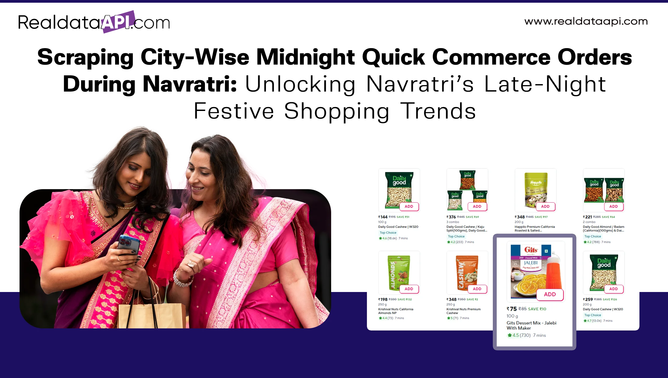 Scraping City-Wise Midnight Quick Commerce Orders During Navratri: Unlocking Navratri’s Late-Night Festive Shopping Trends