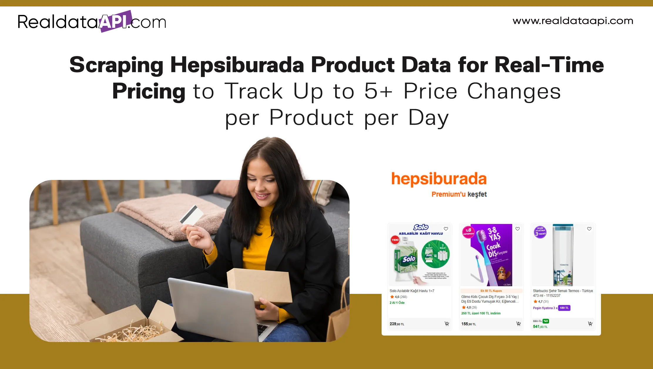 Scraping Hepsiburada Product Data for Real-Time Pricing to Track Up to 5+ Price Changes per Product per Day