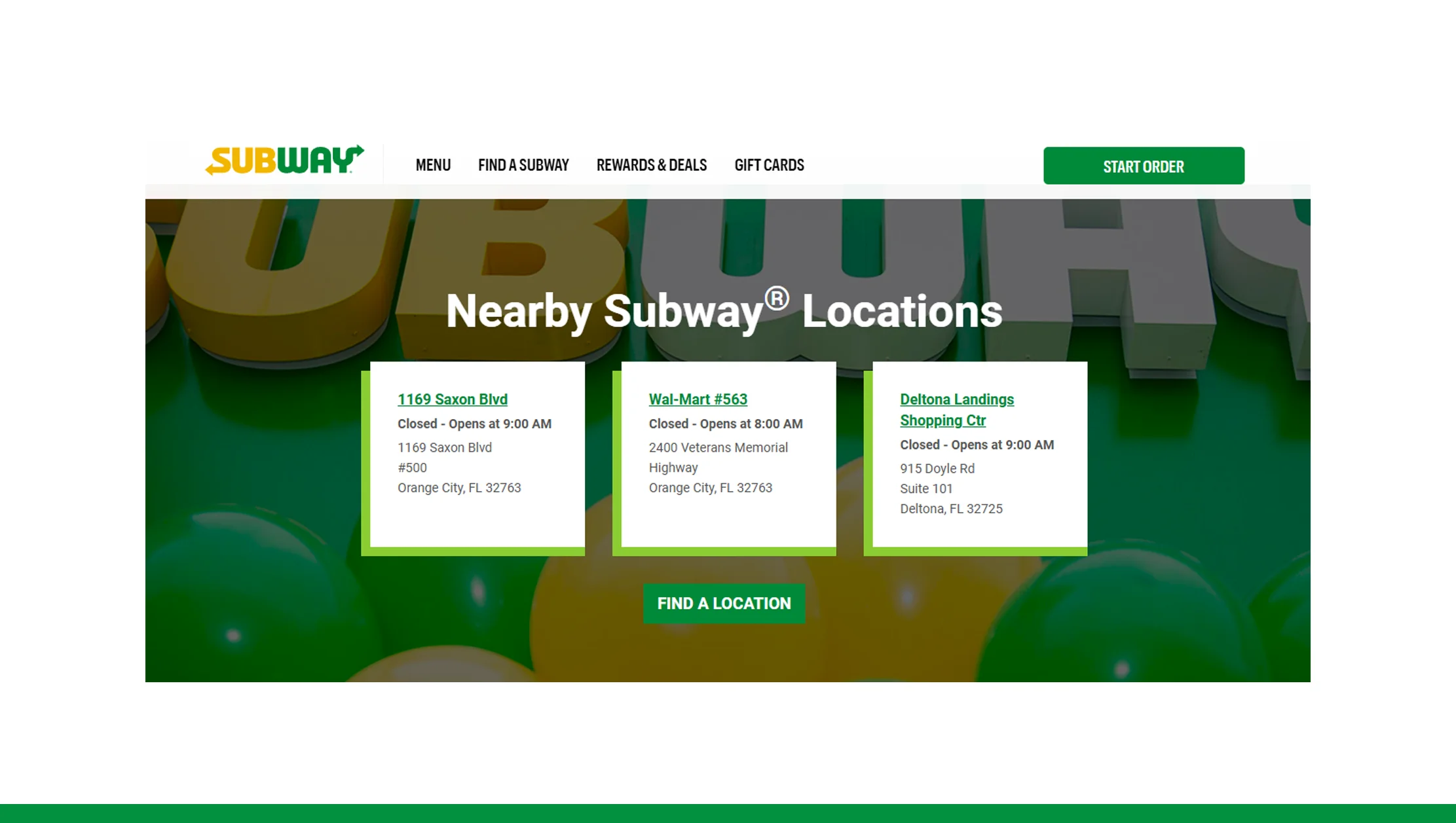 Extract Subway Restaurant and Menu Data for Regional Customization