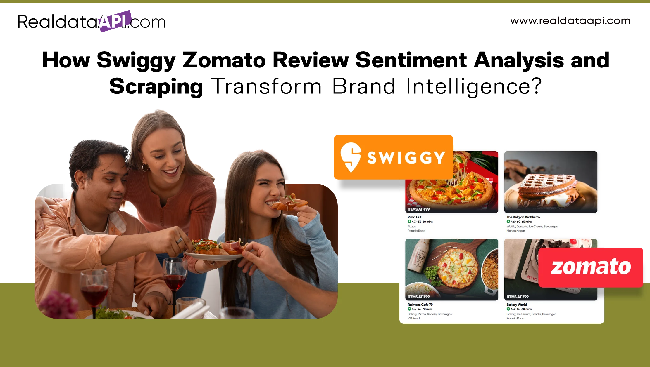 How Swiggy Zomato Review Sentiment Analysis and Scraping Transform Brand Intelligence?