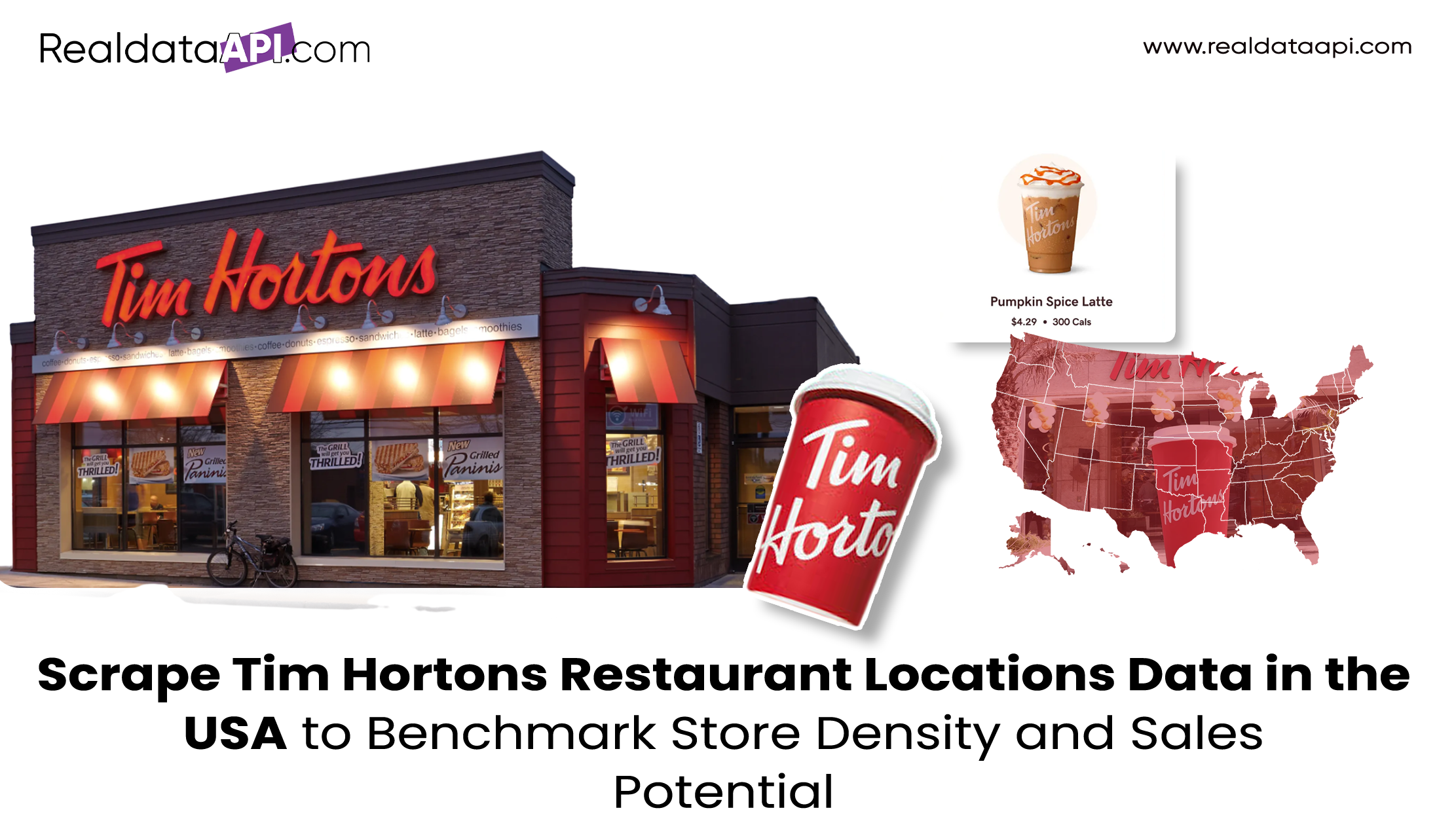 Scrape Tim Hortons Restaurant Locations Data in the USA to Benchmark Store
                        Density and Sales Potential