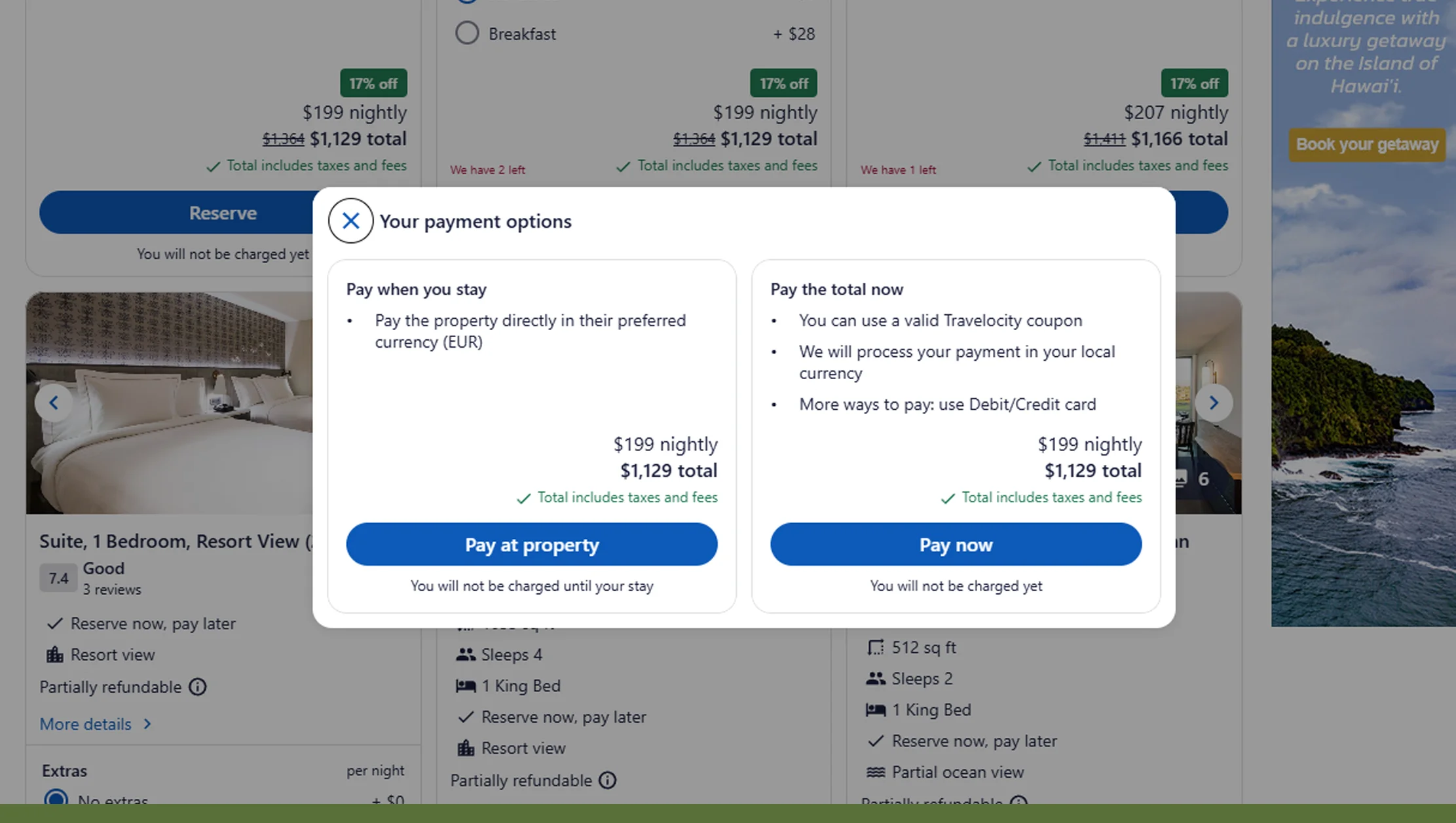 Travelocity Pricing Insights