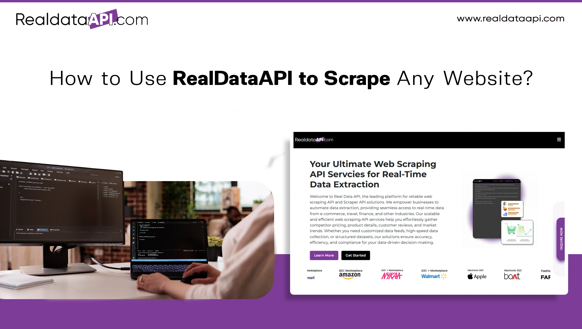 How to Use RealDataAPI to Scrape Any Website?